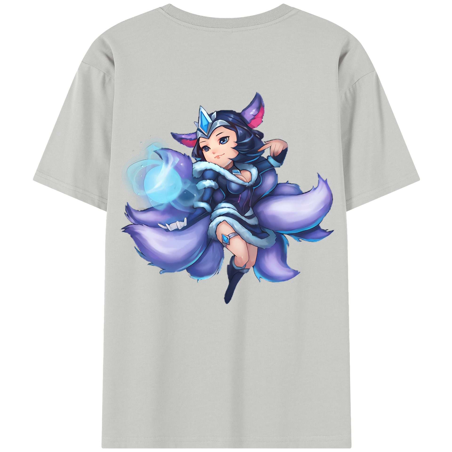リーグ・オブ・レジェンド League of Legends LOL 綿100％半袖Tシャツ（背面プリント）
