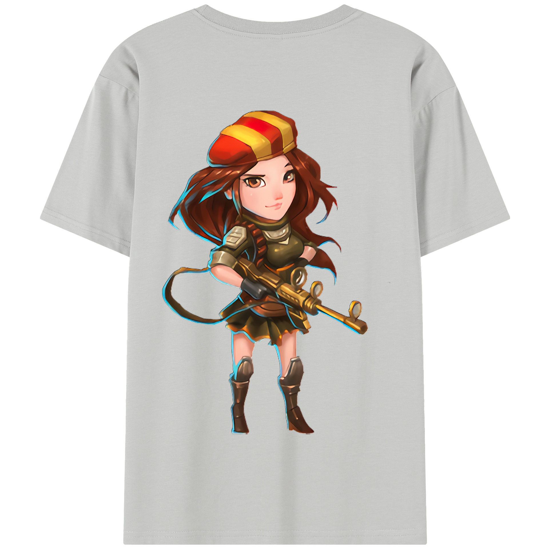 リーグ・オブ・レジェンド League of Legends LOL 綿100％半袖Tシャツ（背面プリント）