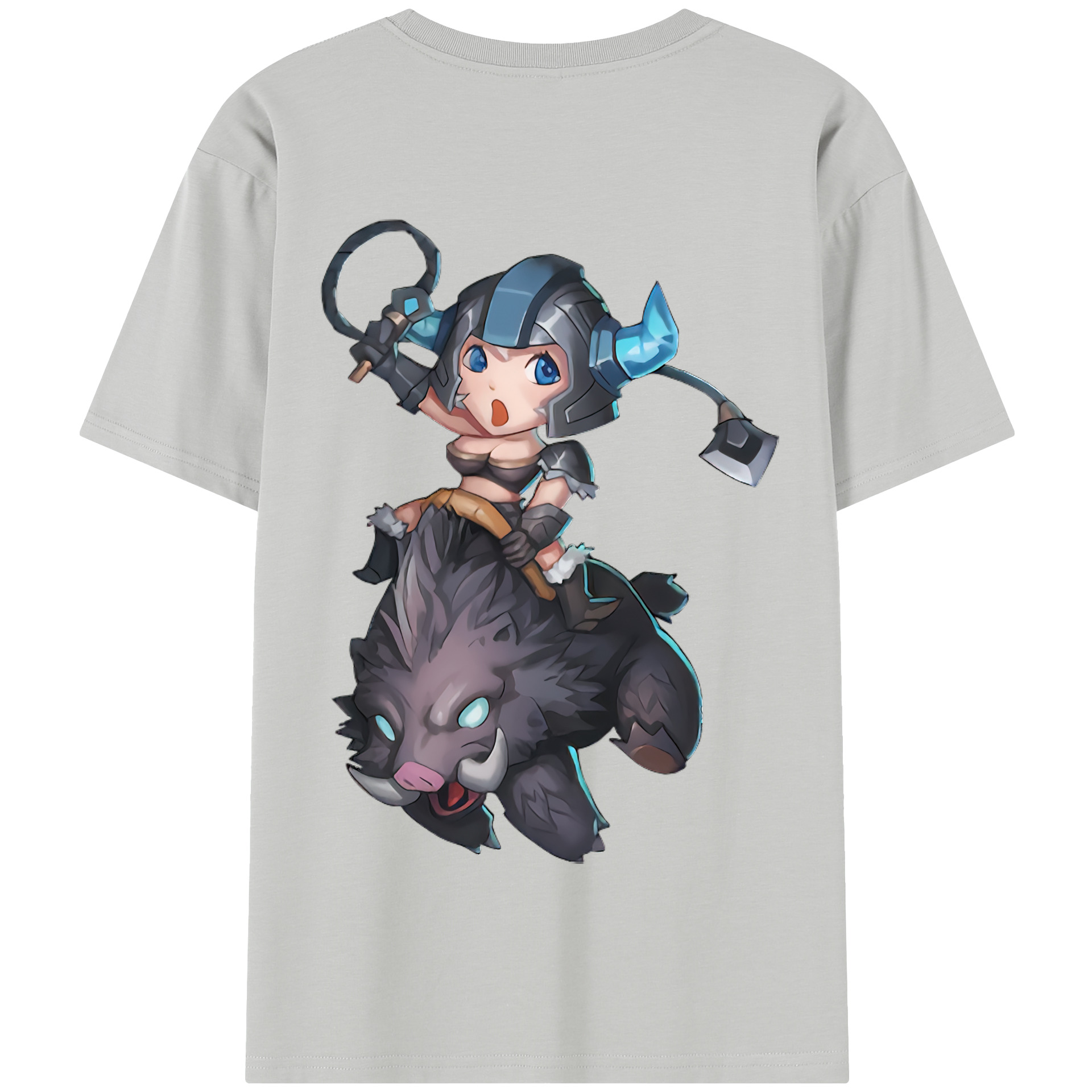リーグ・オブ・レジェンド League of Legends LOL 綿100％半袖Tシャツ（背面プリント）