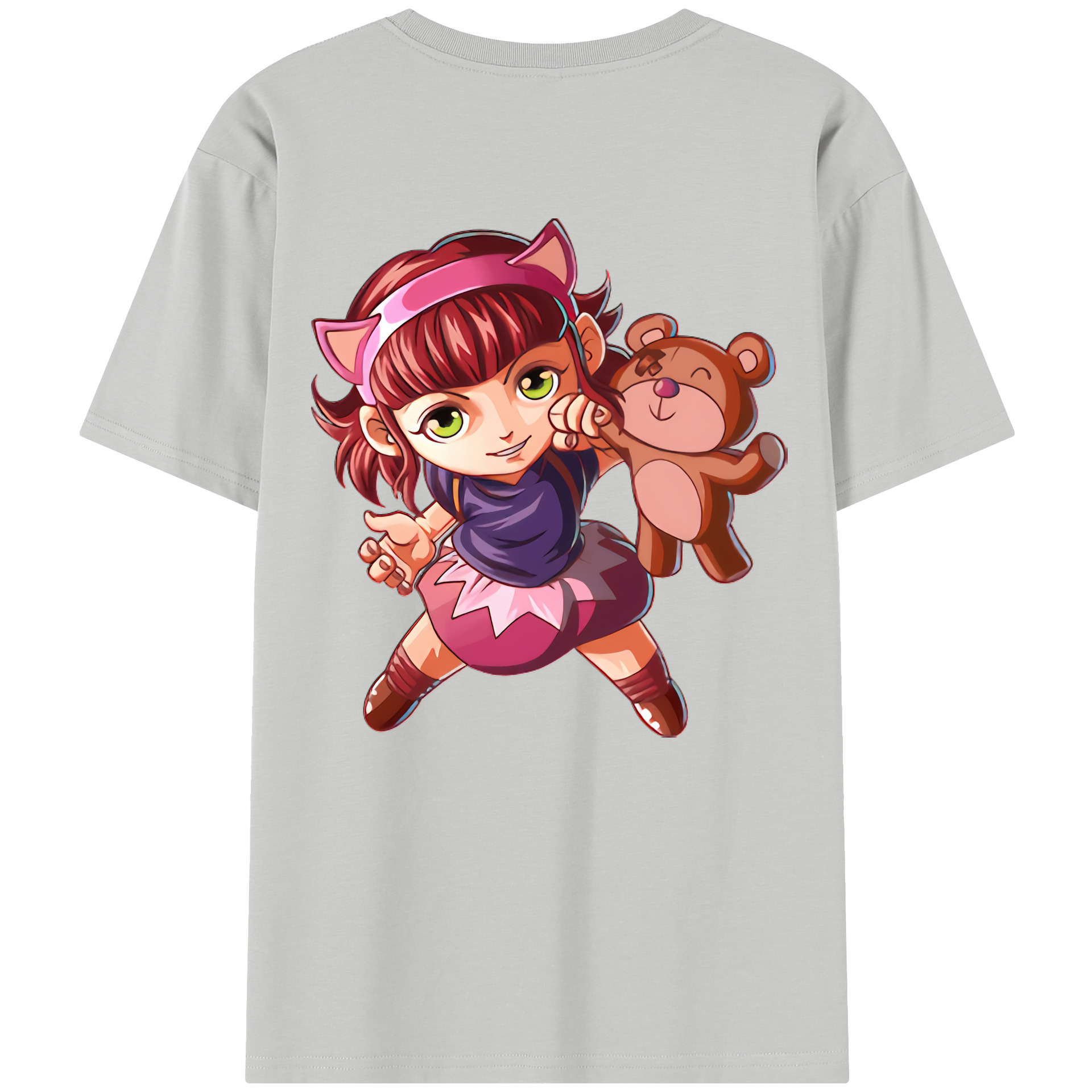 リーグ・オブ・レジェンド League of Legends LOL 綿100％半袖Tシャツ（背面プリント）