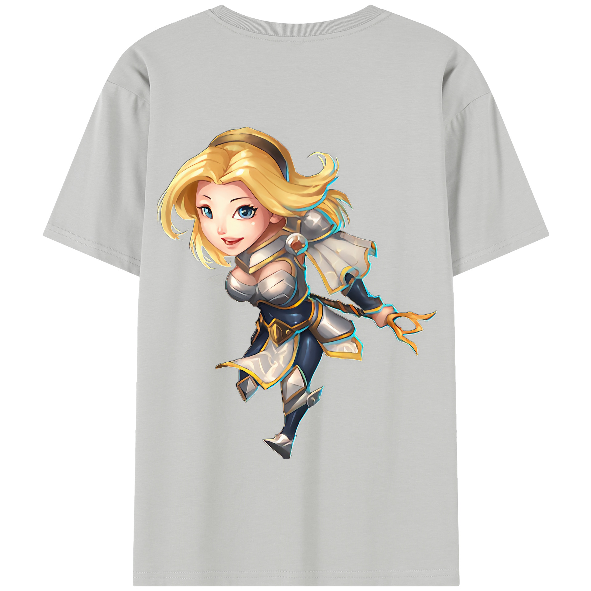 リーグ・オブ・レジェンド League of Legends LOL 綿100％半袖Tシャツ（背面プリント）