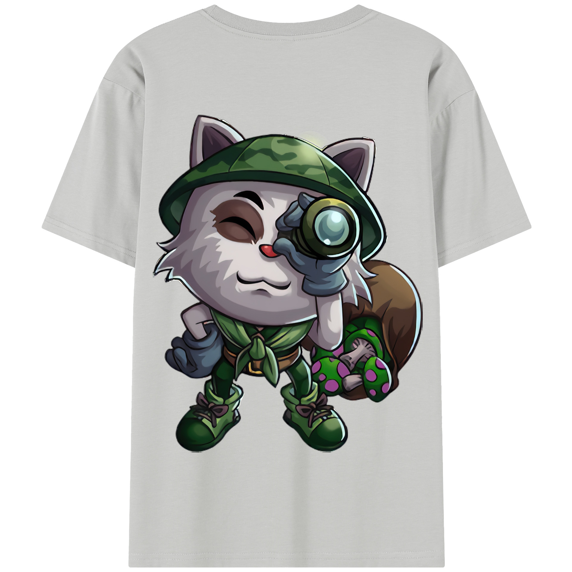 リーグ・オブ・レジェンド League of Legends LOL 綿100％半袖Tシャツ（背面プリント）