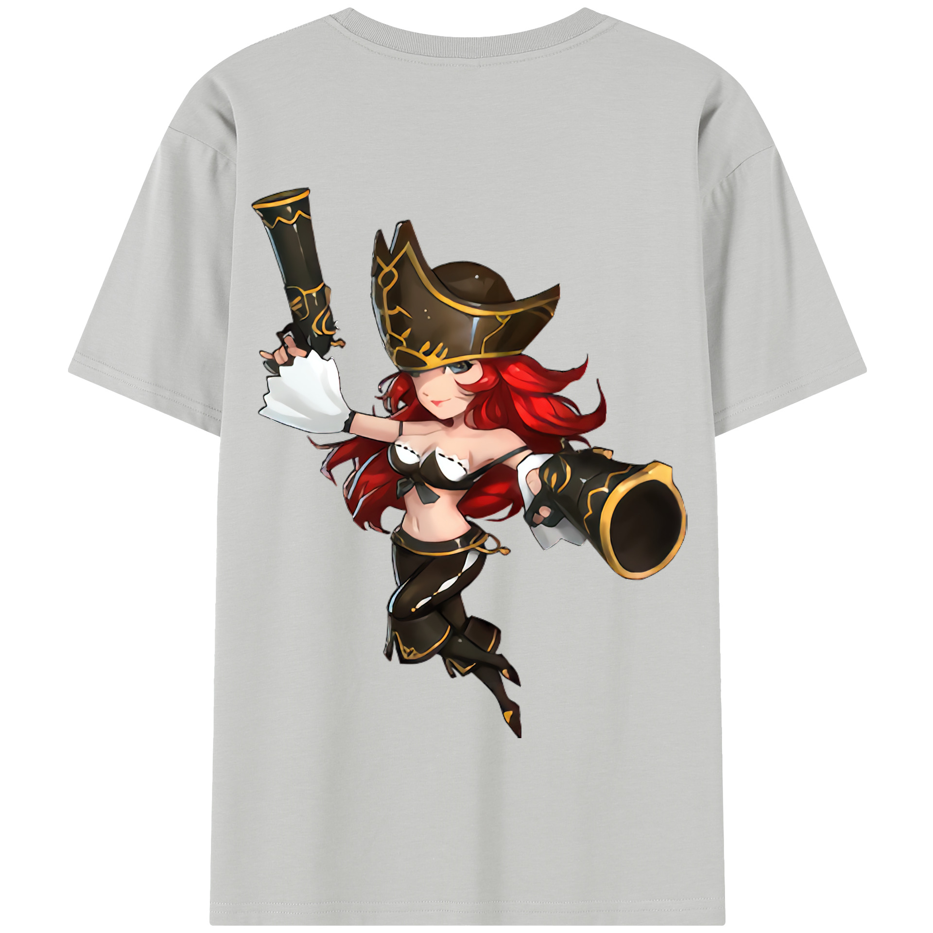 リーグ・オブ・レジェンド League of Legends LOL 綿100％半袖Tシャツ（背面プリント）