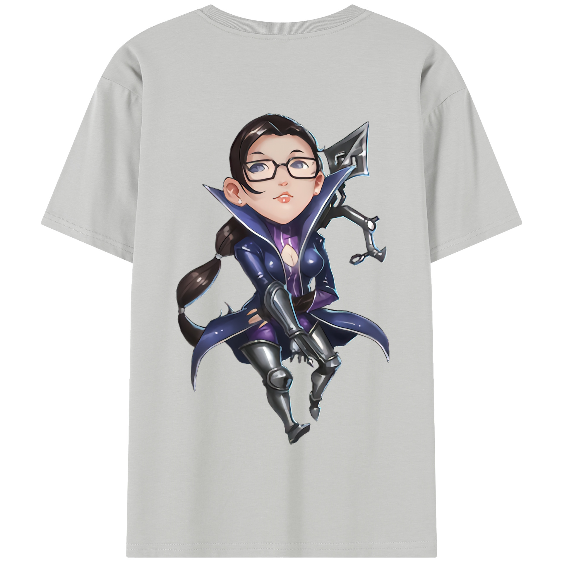 リーグ・オブ・レジェンド League of Legends LOL 綿100％半袖Tシャツ（背面プリント）