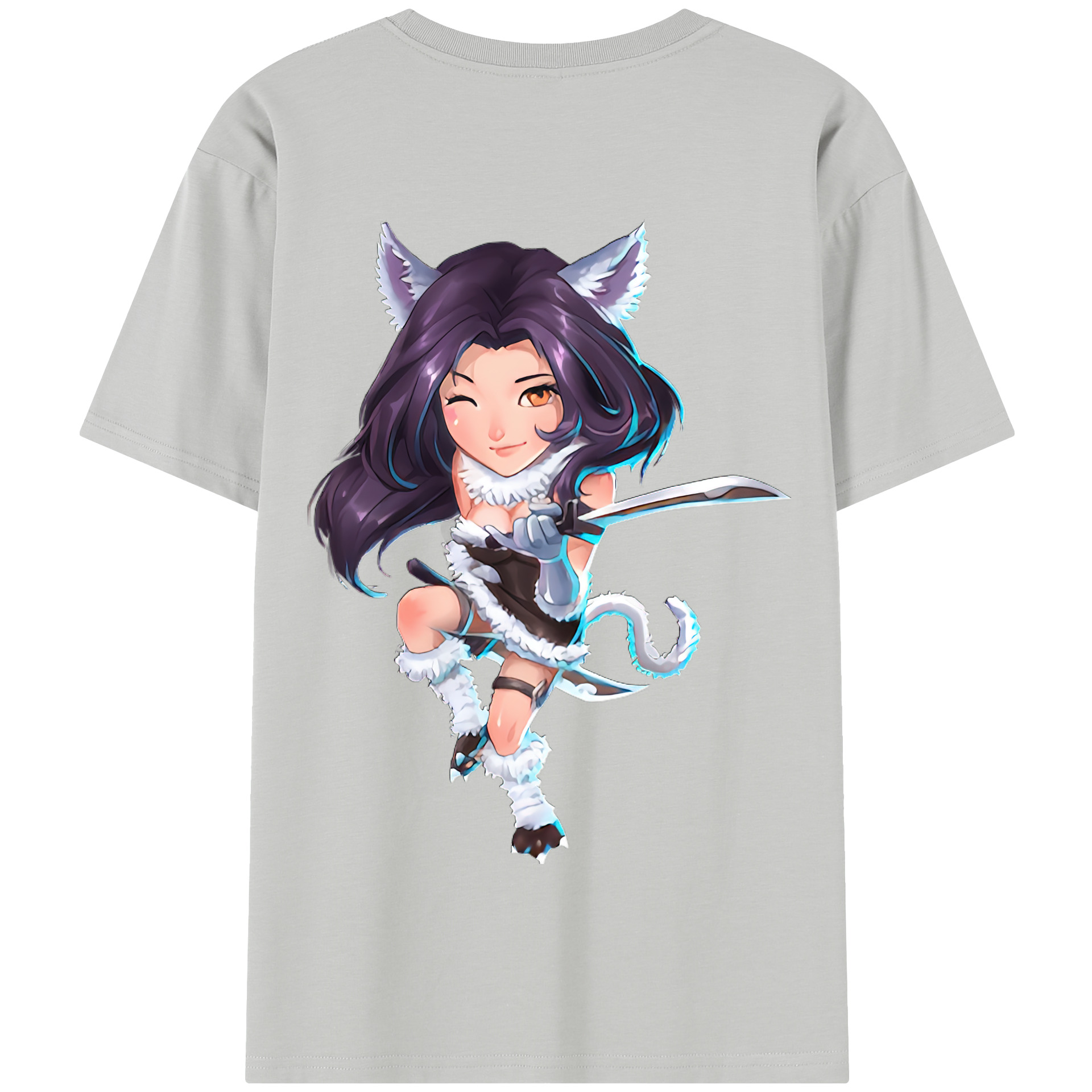リーグ・オブ・レジェンド League of Legends LOL 綿100％半袖Tシャツ（背面プリント）