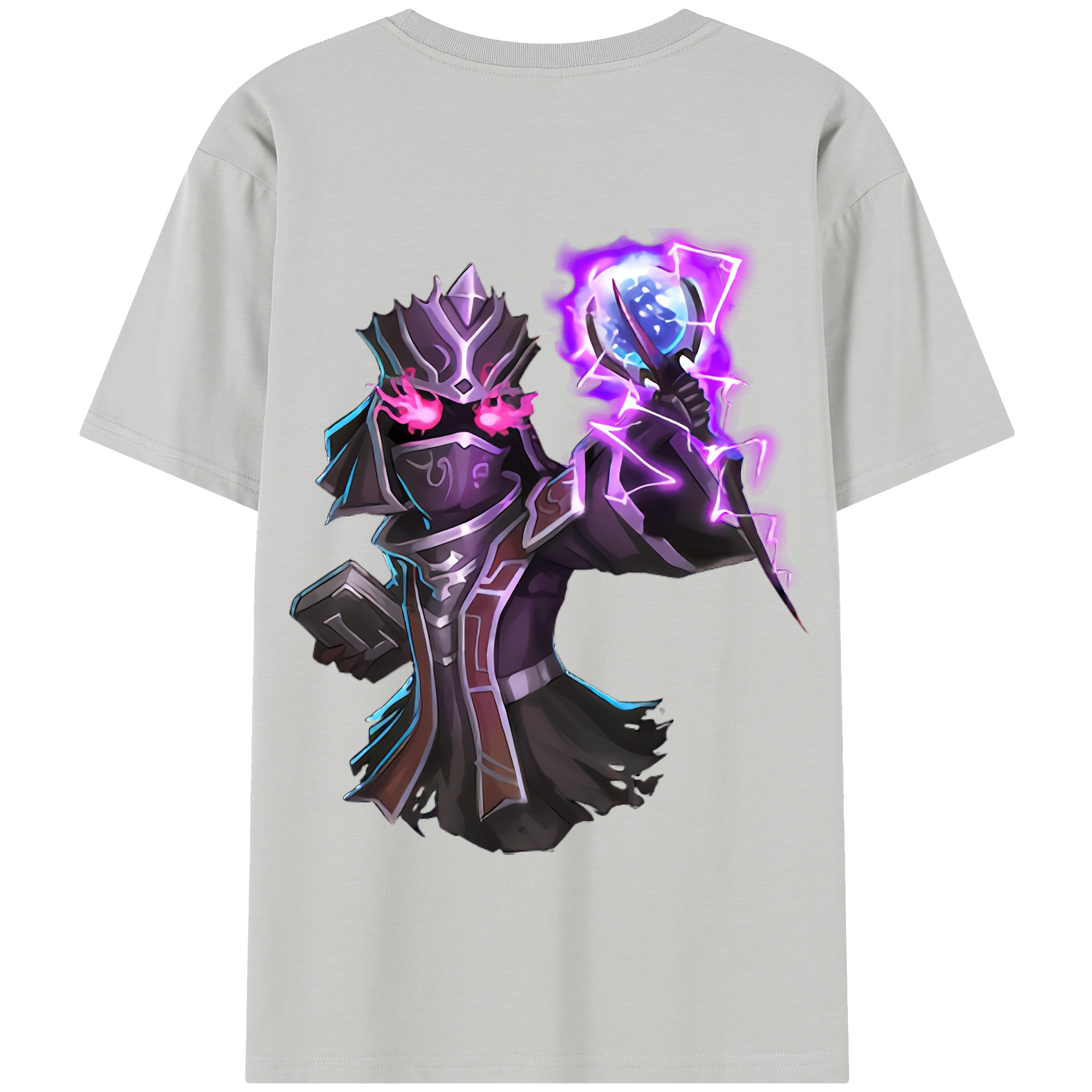 （画像用） リーグ・オブ・レジェンド League of Legends LOL 綿100％半袖Tシャツ（背面プリント）