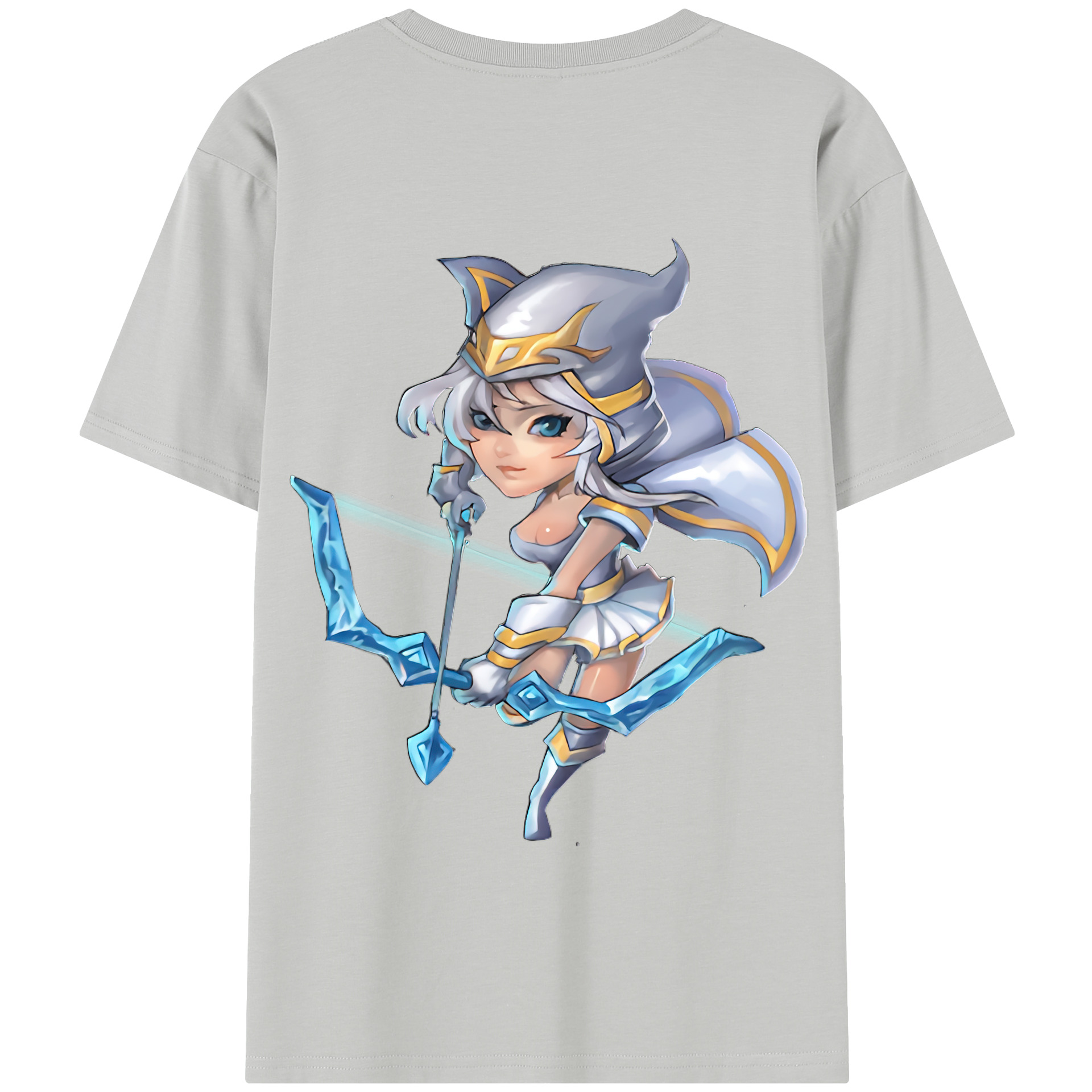 リーグ・オブ・レジェンド League of Legends LOL 綿100％半袖Tシャツ（背面プリント）