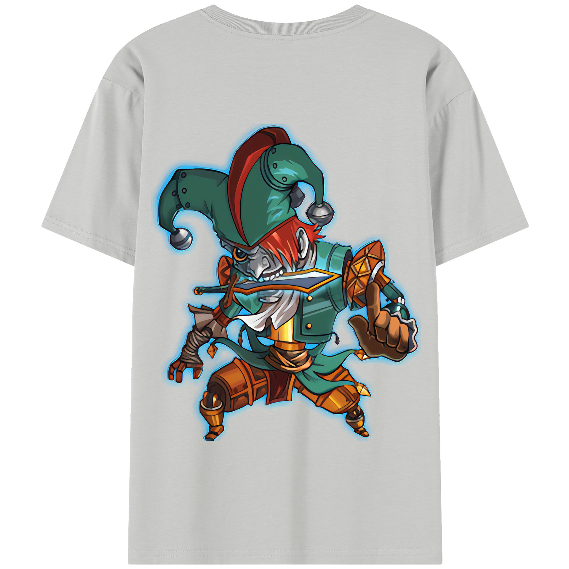 リーグ・オブ・レジェンド League of Legends LOL 綿100％半袖Tシャツ（背面プリント）