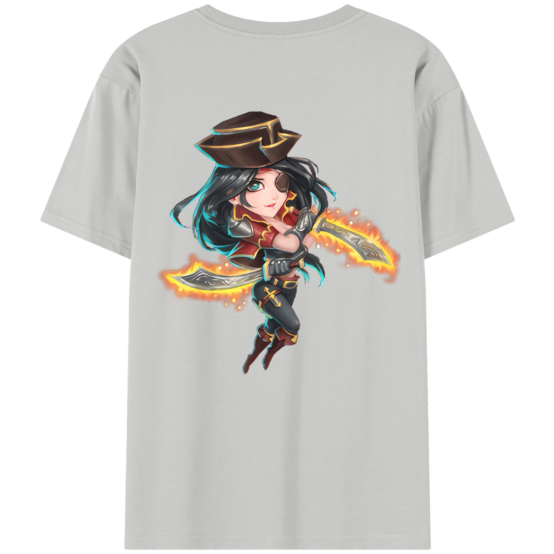 リーグ・オブ・レジェンド League of Legends LOL 綿100％半袖Tシャツ（背面プリント）