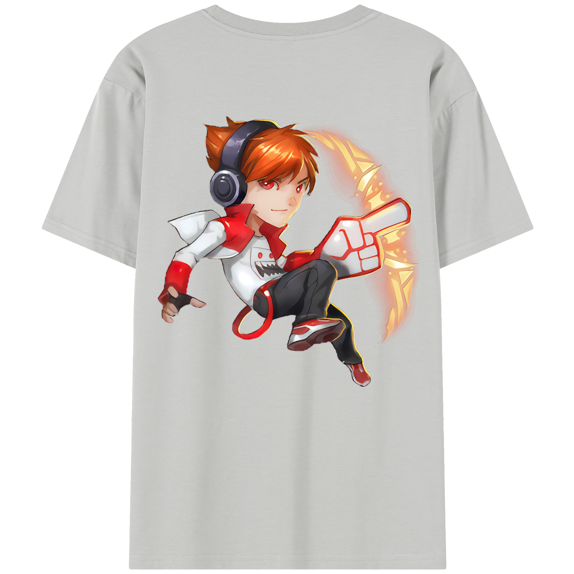 リーグ・オブ・レジェンド League of Legends LOL 綿100％半袖Tシャツ（背面プリント）