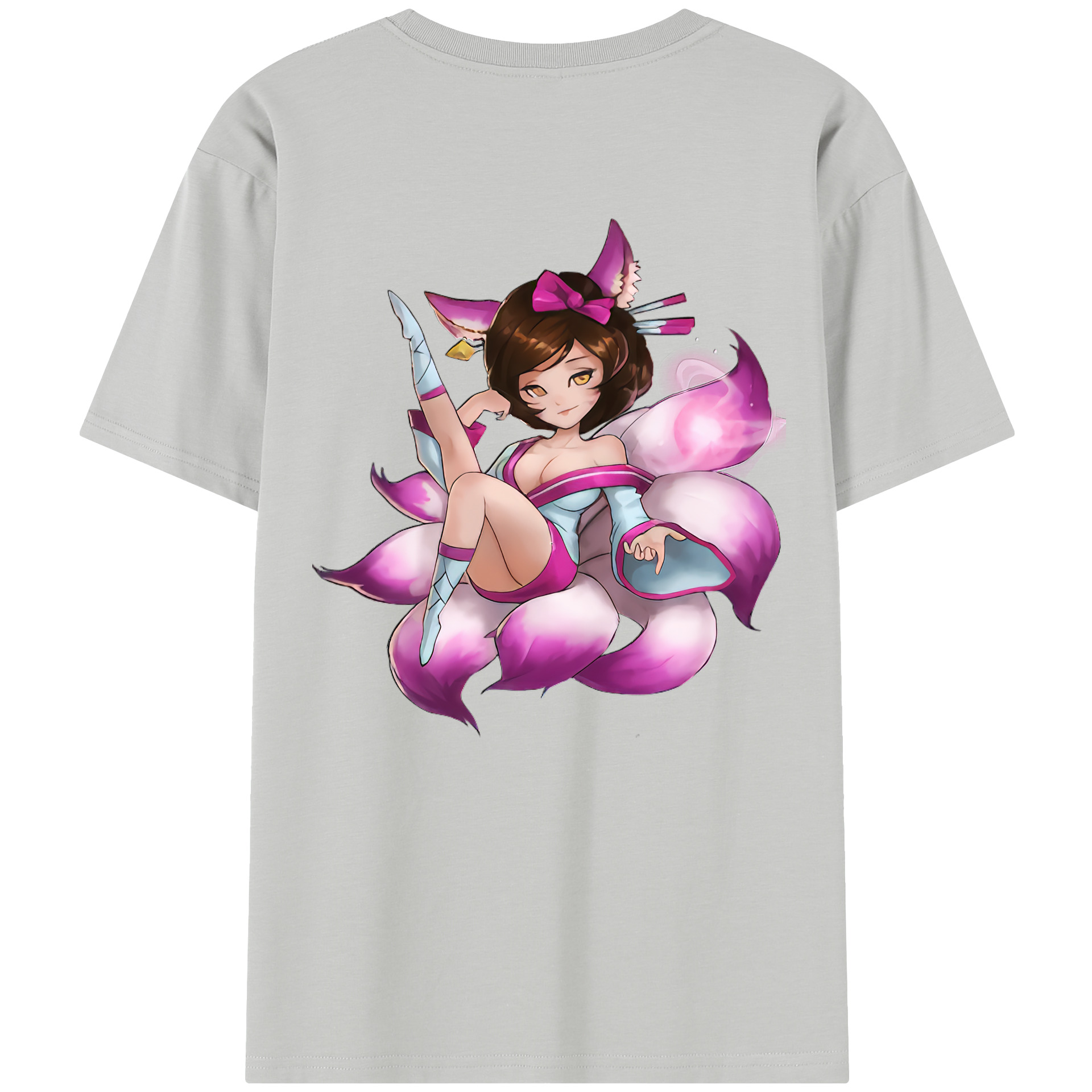 リーグ・オブ・レジェンド League of Legends LOL 綿100％半袖Tシャツ（背面プリント）