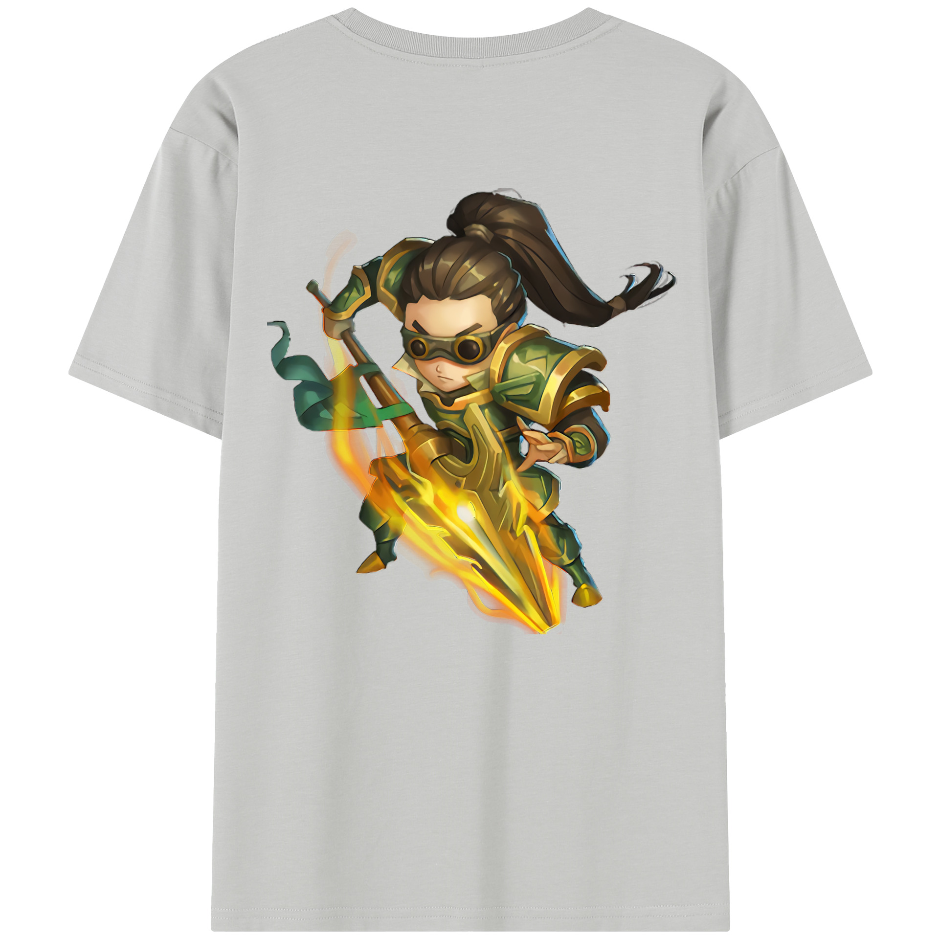 リーグ・オブ・レジェンド League of Legends LOL 綿100％半袖Tシャツ（背面プリント）