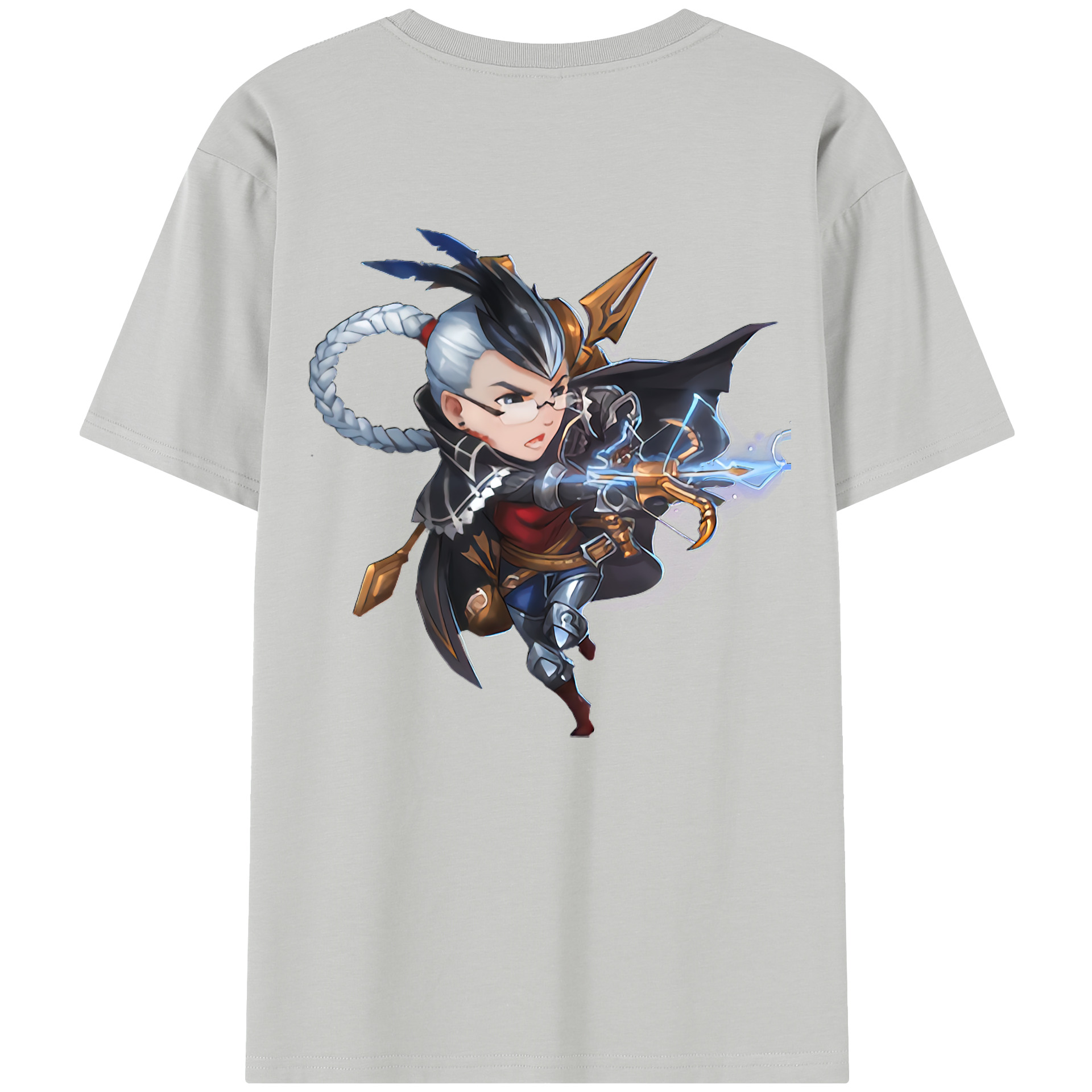 リーグ・オブ・レジェンド League of Legends LOL 綿100％半袖Tシャツ（背面プリント）