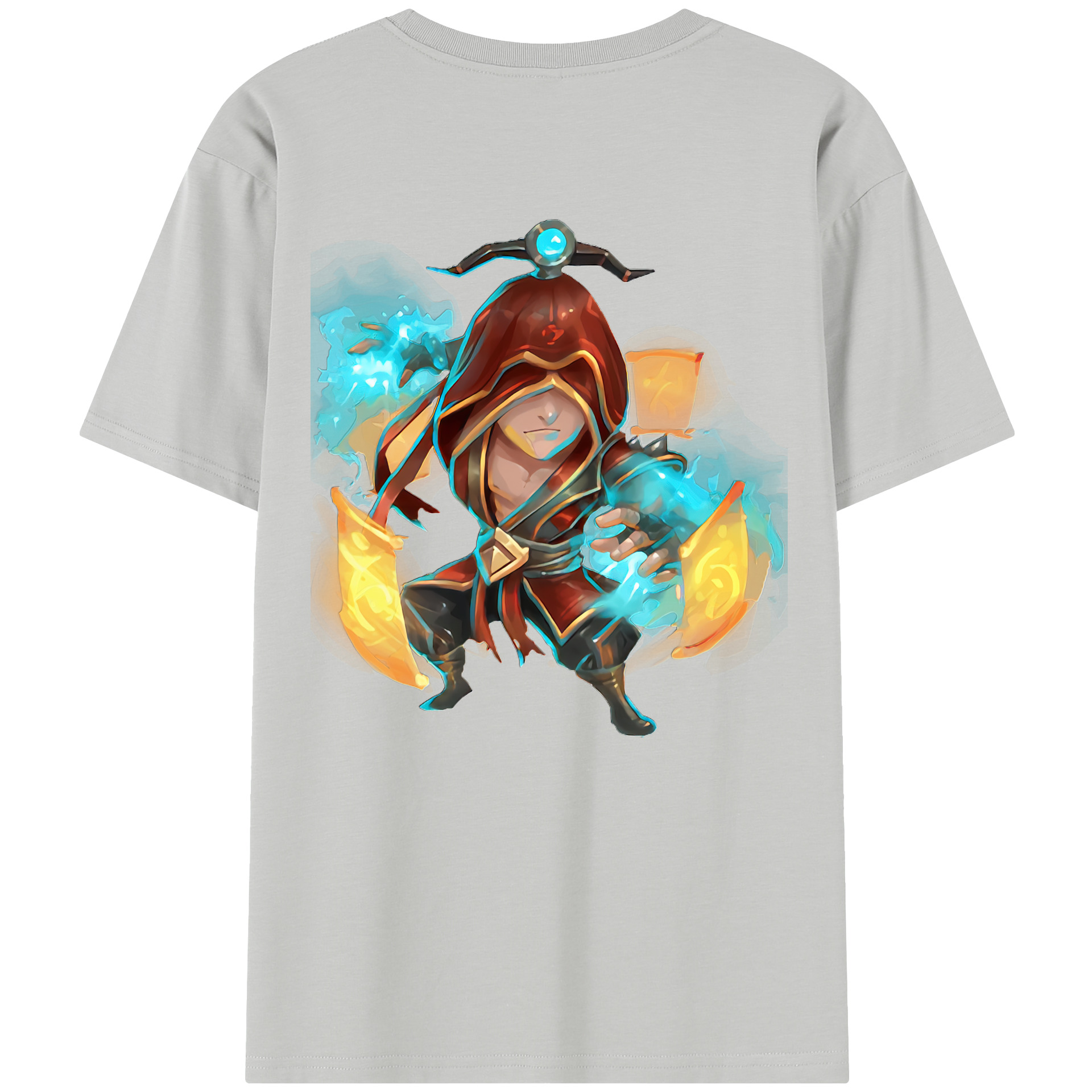 リーグ・オブ・レジェンド League of Legends LOL 綿100％半袖Tシャツ（背面プリント）