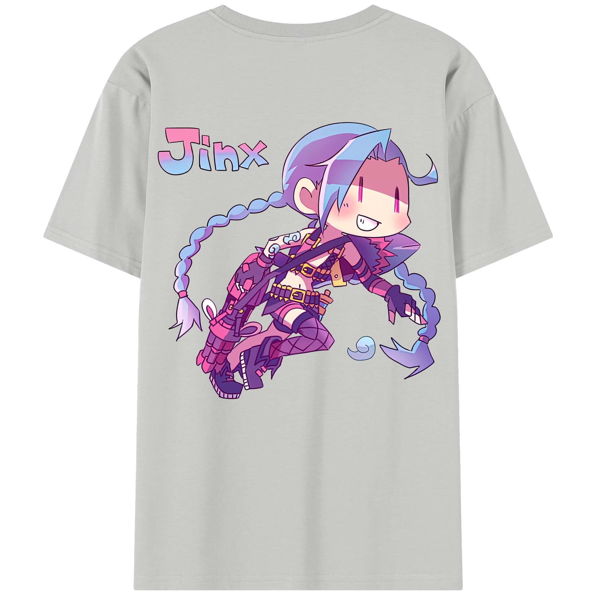リーグ・オブ・レジェンド League of Legends LOL 綿100％半袖Tシャツ（背面プリント）