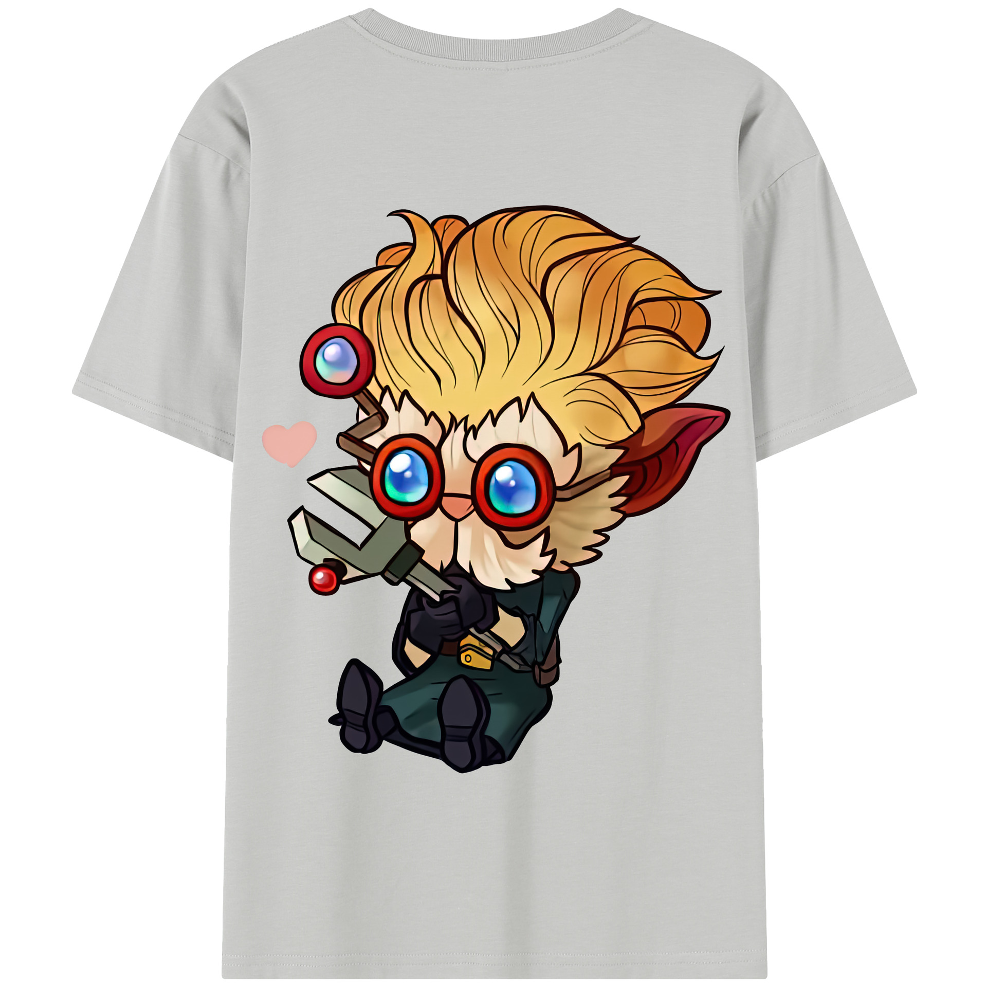 リーグ・オブ・レジェンド League of Legends LOL 綿100％半袖Tシャツ（背面プリント）