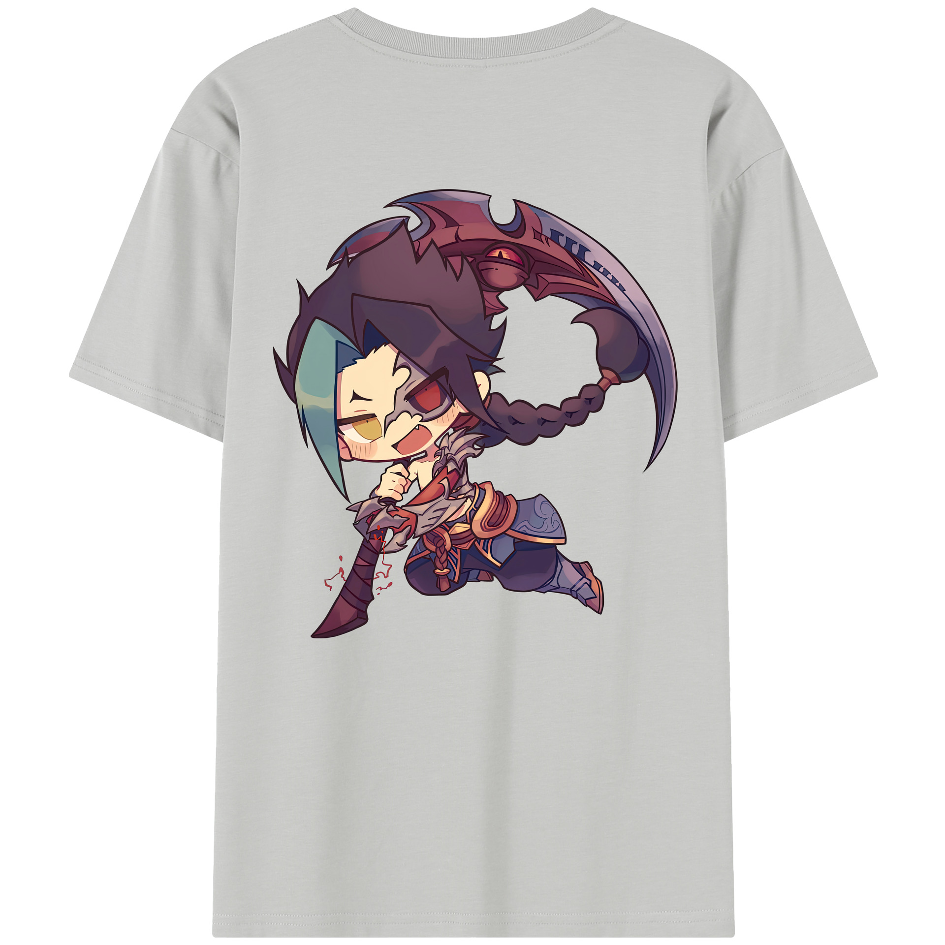 リーグ・オブ・レジェンド League of Legends LOL 綿100％半袖Tシャツ（背面プリント）
