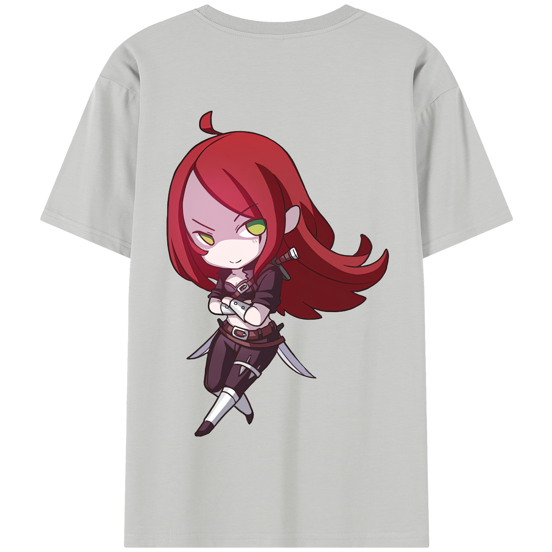 リーグ・オブ・レジェンド League of Legends LOL 綿100％半袖Tシャツ（背面プリント）