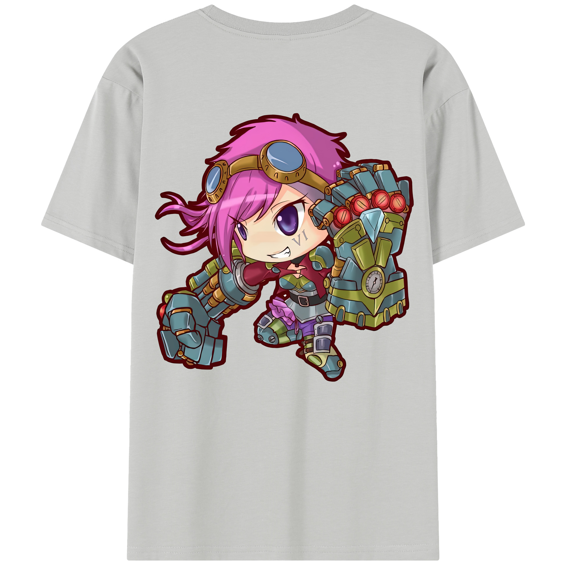 リーグ・オブ・レジェンド League of Legends LOL 綿100％半袖Tシャツ（背面プリント）
