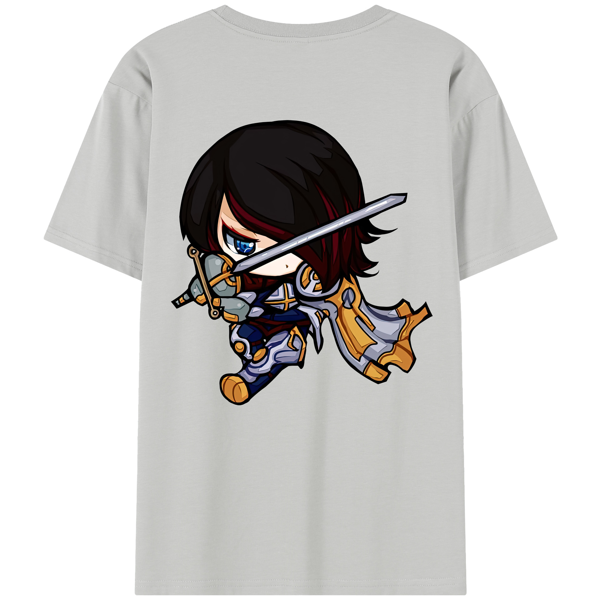 リーグ・オブ・レジェンド League of Legends LOL 綿100％半袖Tシャツ（背面プリント）