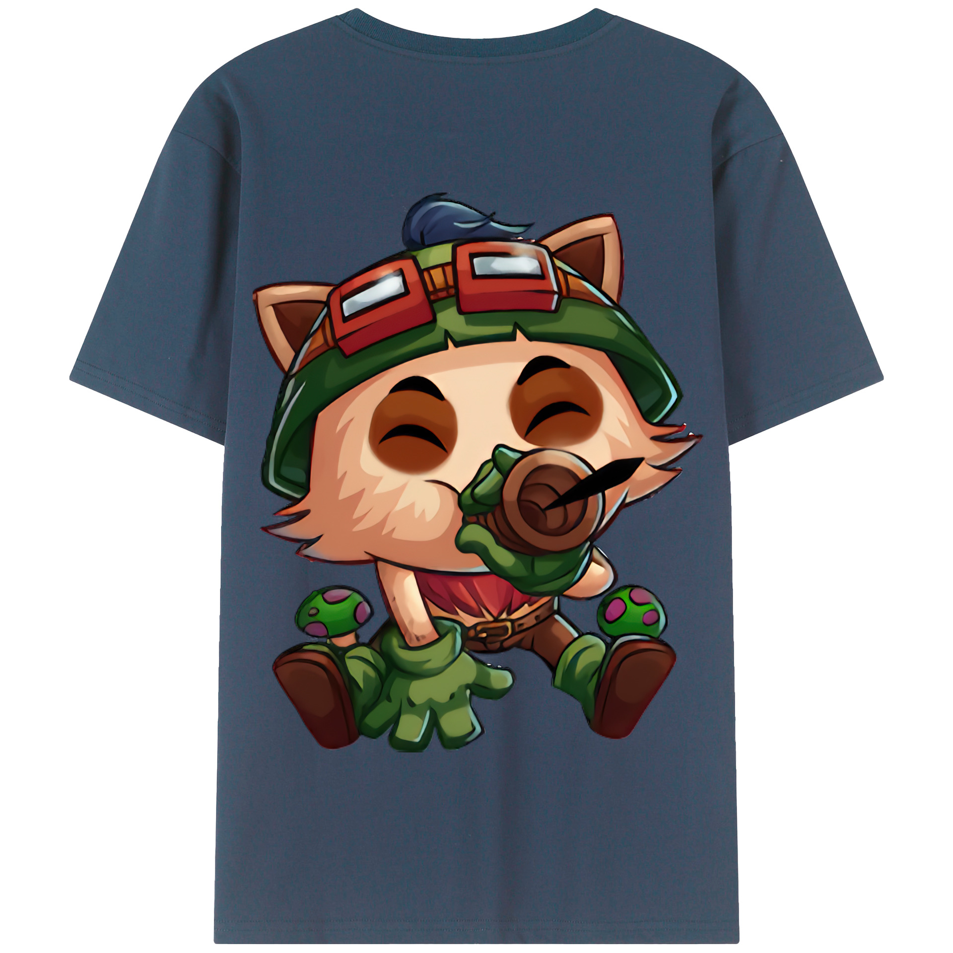リーグ・オブ・レジェンド League of Legends LOL 綿100％半袖Tシャツ（背面プリント）