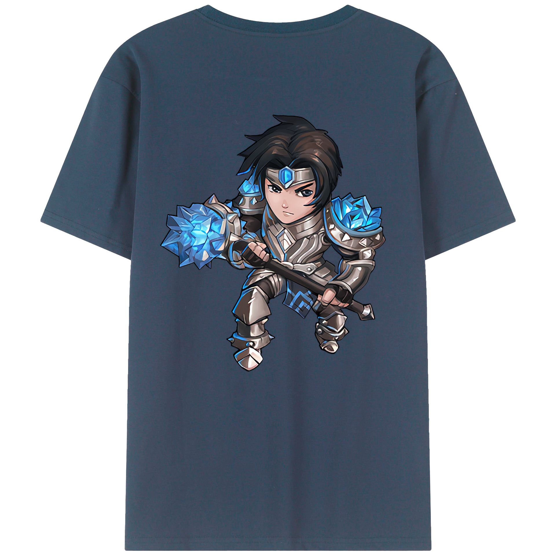 リーグ・オブ・レジェンド League of Legends LOL 綿100％半袖Tシャツ（背面プリント）