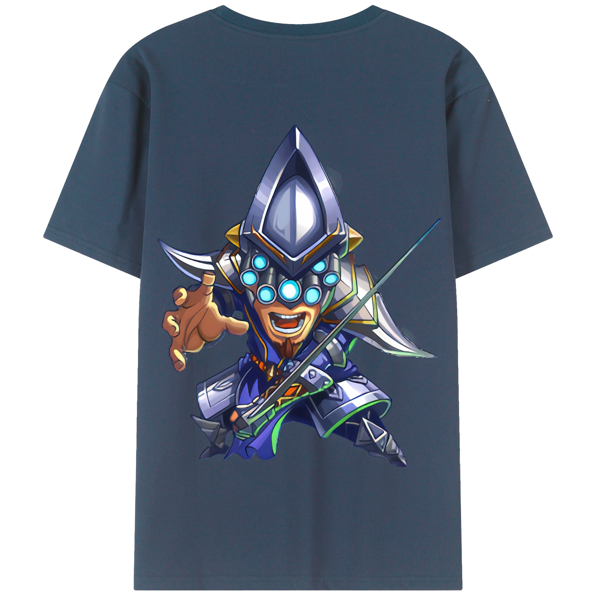リーグ・オブ・レジェンド League of Legends LOL 綿100％半袖Tシャツ（背面プリント）
