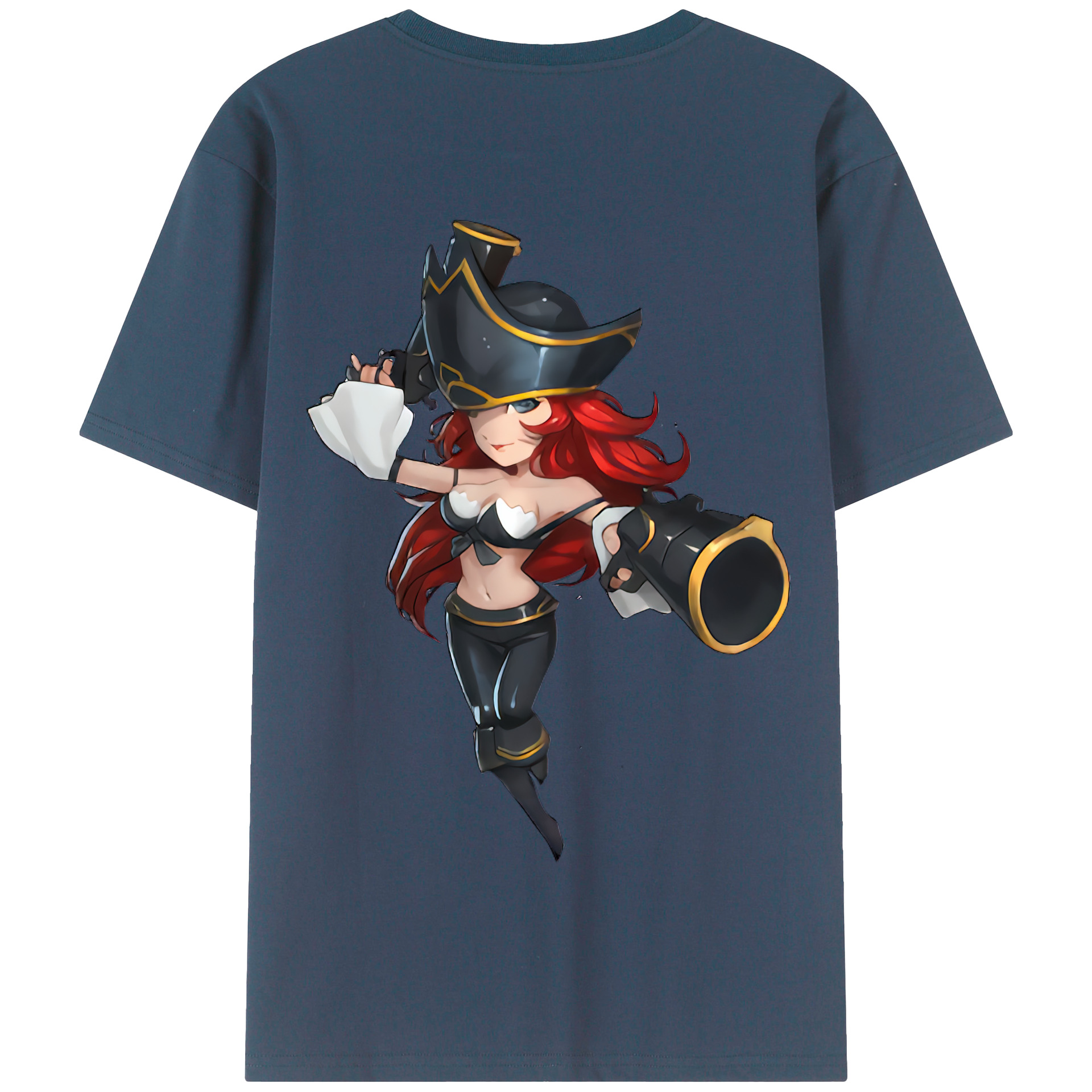 リーグ・オブ・レジェンド League of Legends LOL 綿100％半袖Tシャツ（背面プリント）