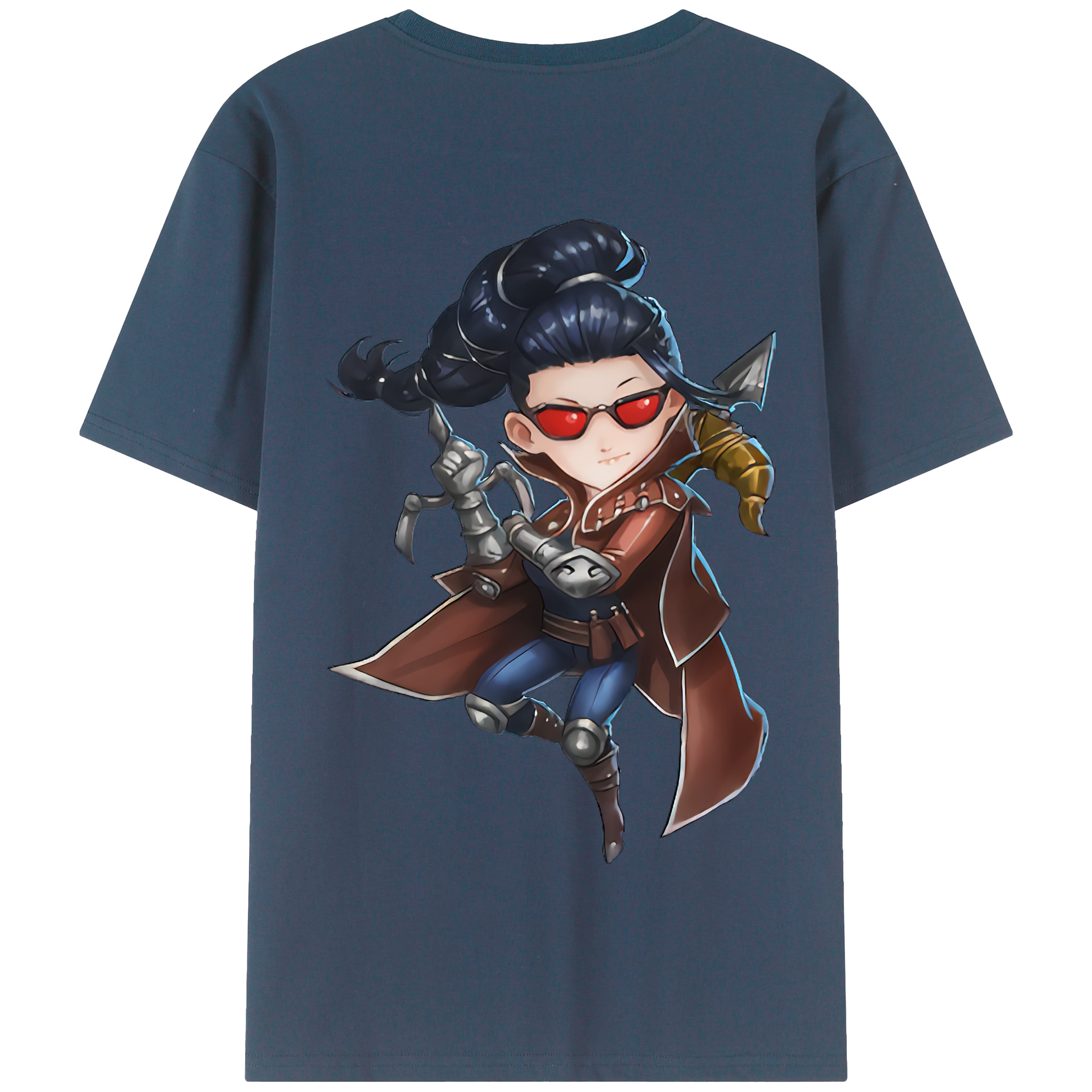 リーグ・オブ・レジェンド League of Legends LOL 綿100％半袖Tシャツ（背面プリント）