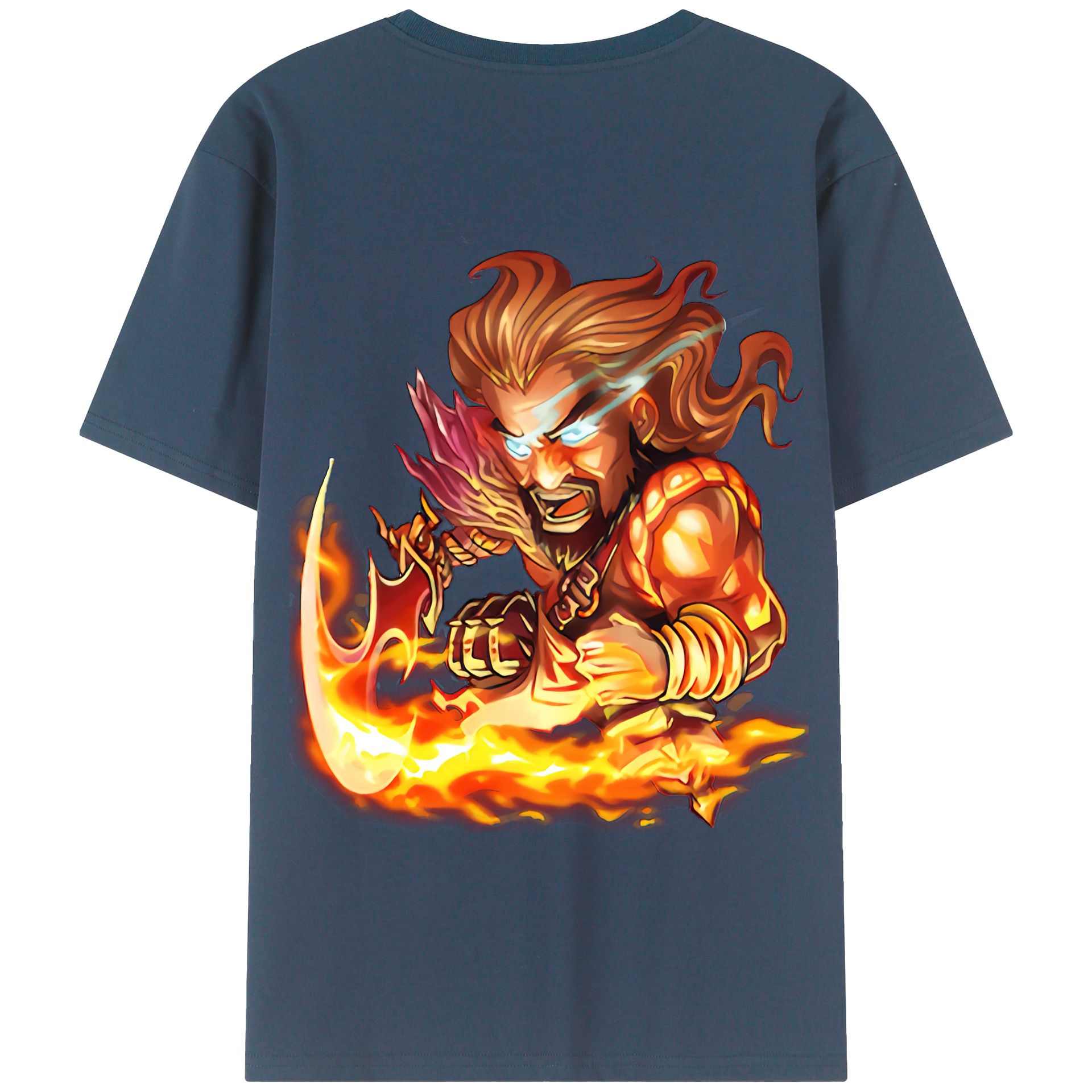 リーグ・オブ・レジェンド League of Legends LOL 綿100％半袖Tシャツ（背面プリント）