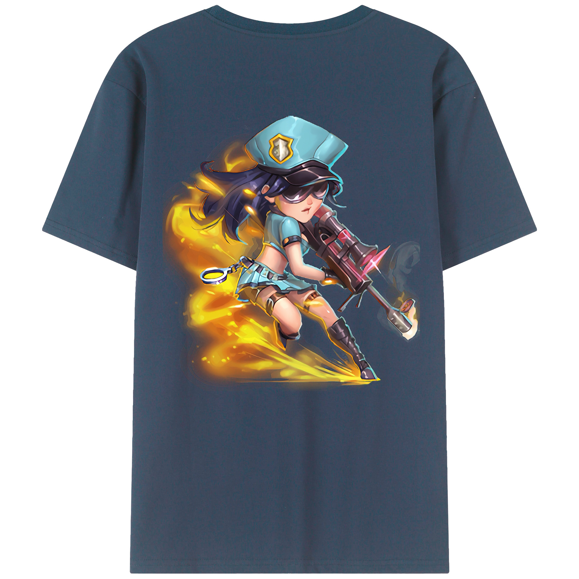 リーグ・オブ・レジェンド League of Legends LOL 綿100％半袖Tシャツ（背面プリント）
