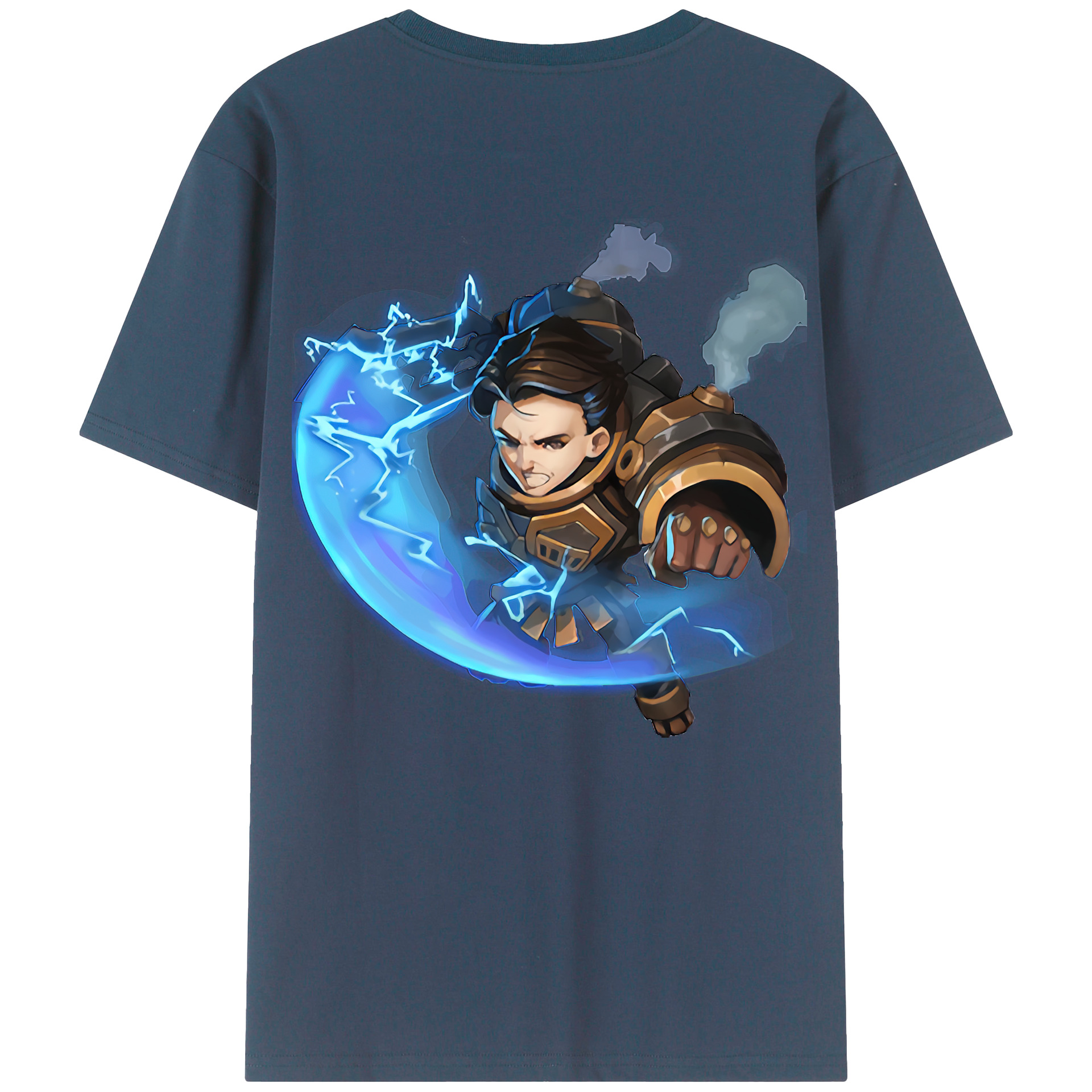 リーグ・オブ・レジェンド League of Legends LOL 綿100％半袖Tシャツ（背面プリント）
