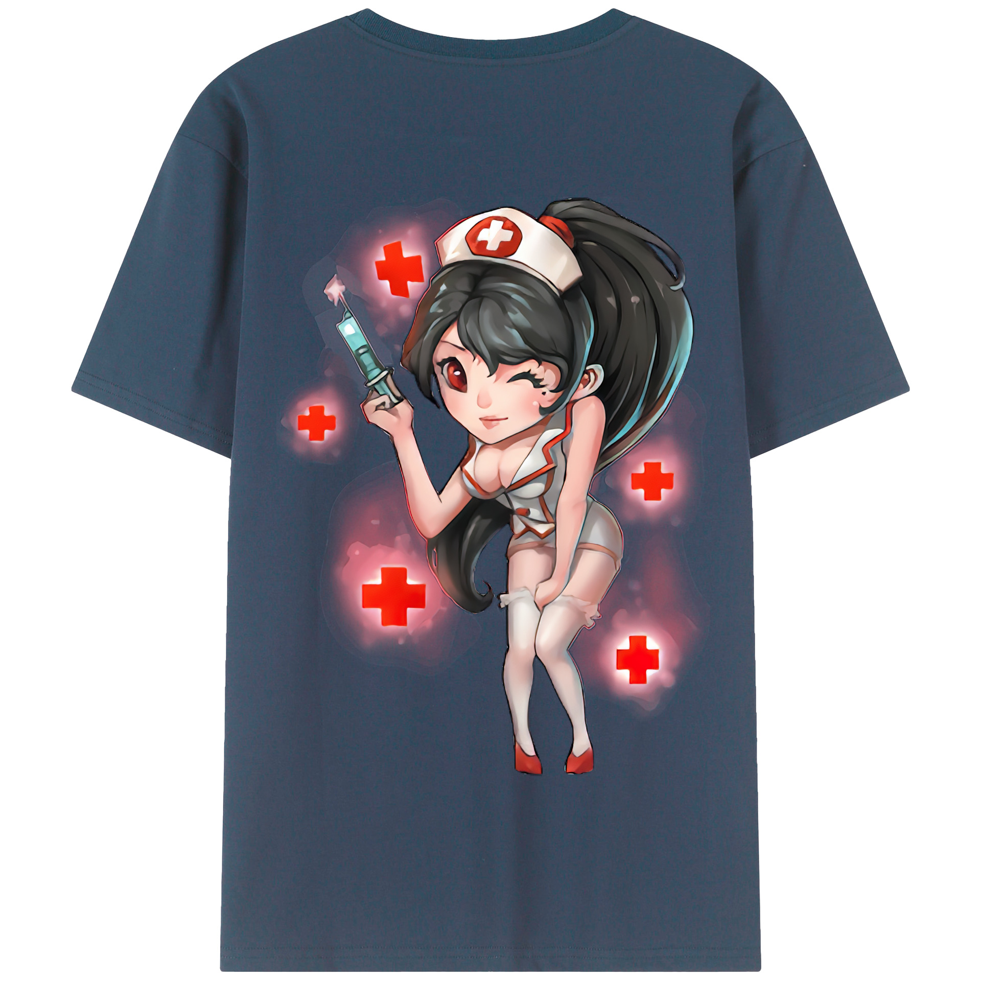 リーグ・オブ・レジェンド League of Legends LOL 綿100％半袖Tシャツ（背面プリント）