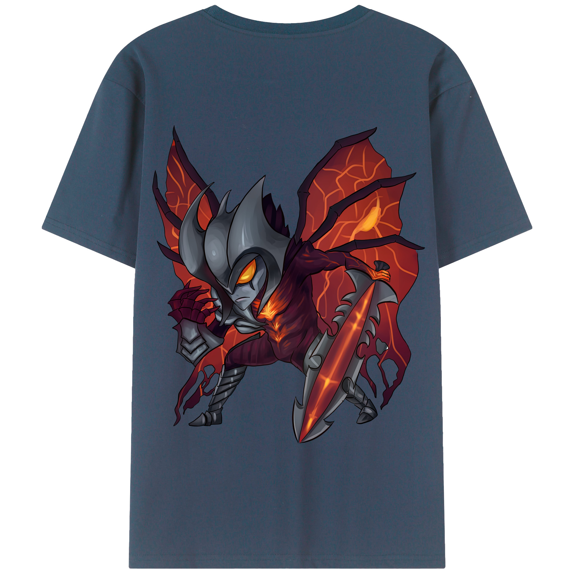 リーグ・オブ・レジェンド League of Legends LOL 綿100％半袖Tシャツ（背面プリント）