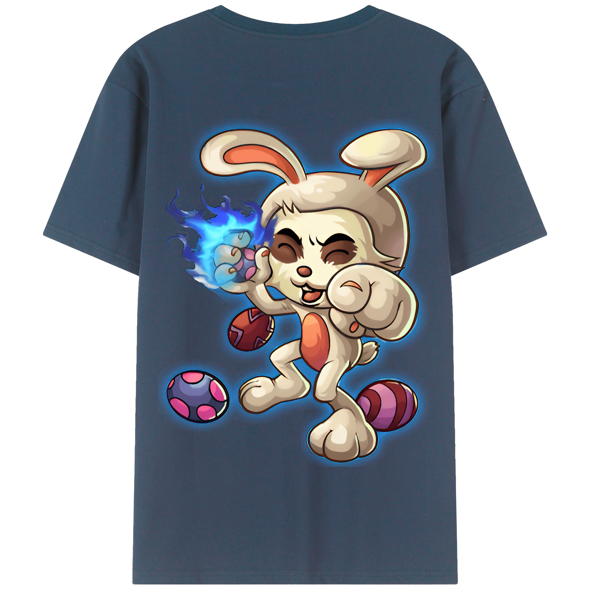 リーグ・オブ・レジェンド League of Legends LOL 綿100％半袖Tシャツ（背面プリント）