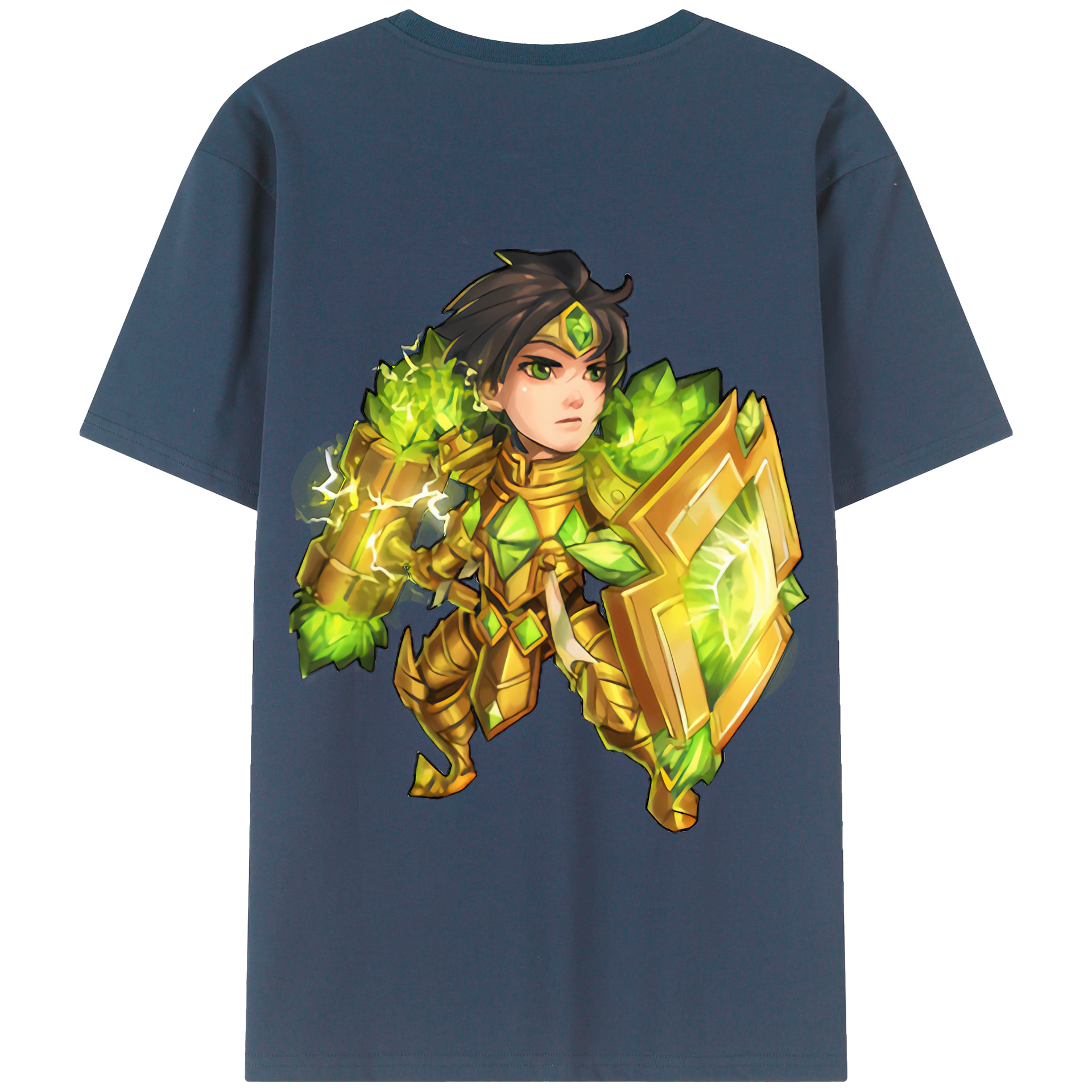 リーグ・オブ・レジェンド League of Legends LOL 綿100％半袖Tシャツ（背面プリント）