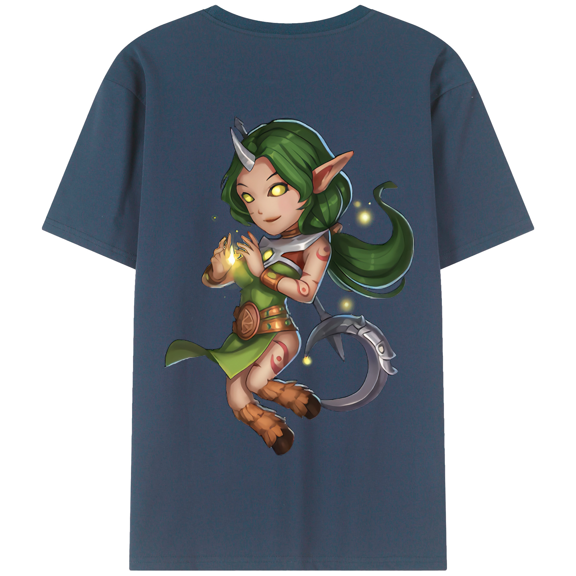 リーグ・オブ・レジェンド League of Legends LOL 綿100％半袖Tシャツ（背面プリント）