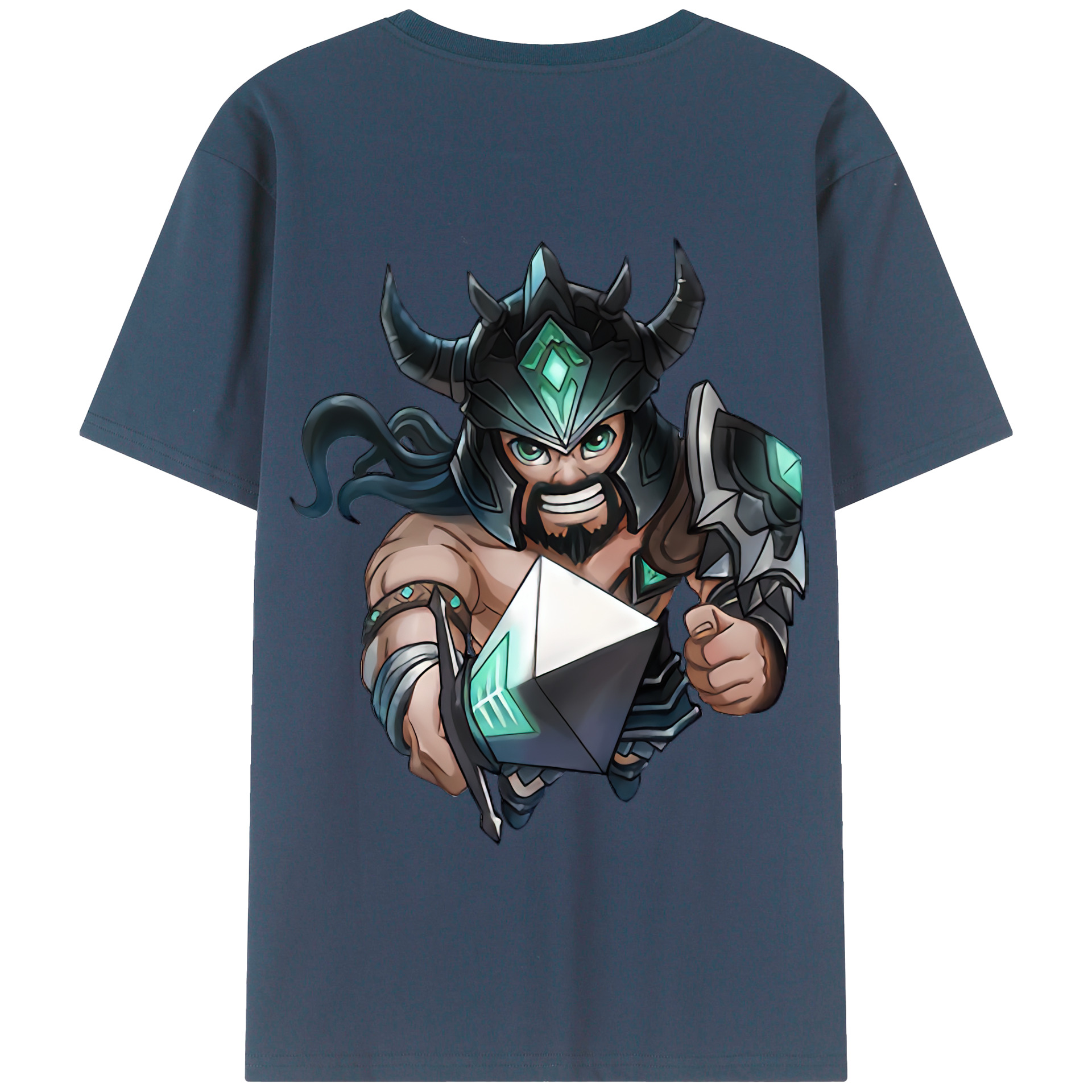 リーグ・オブ・レジェンド League of Legends LOL 綿100％半袖Tシャツ（背面プリント）