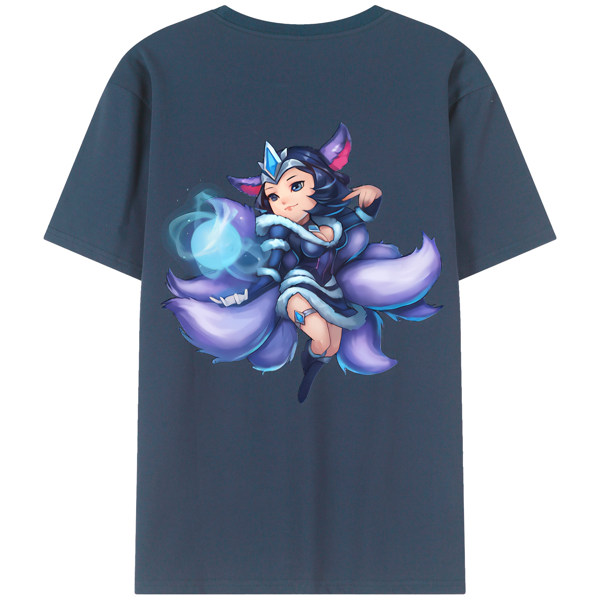 リーグ・オブ・レジェンド League of Legends LOL 綿100％半袖Tシャツ（背面プリント）