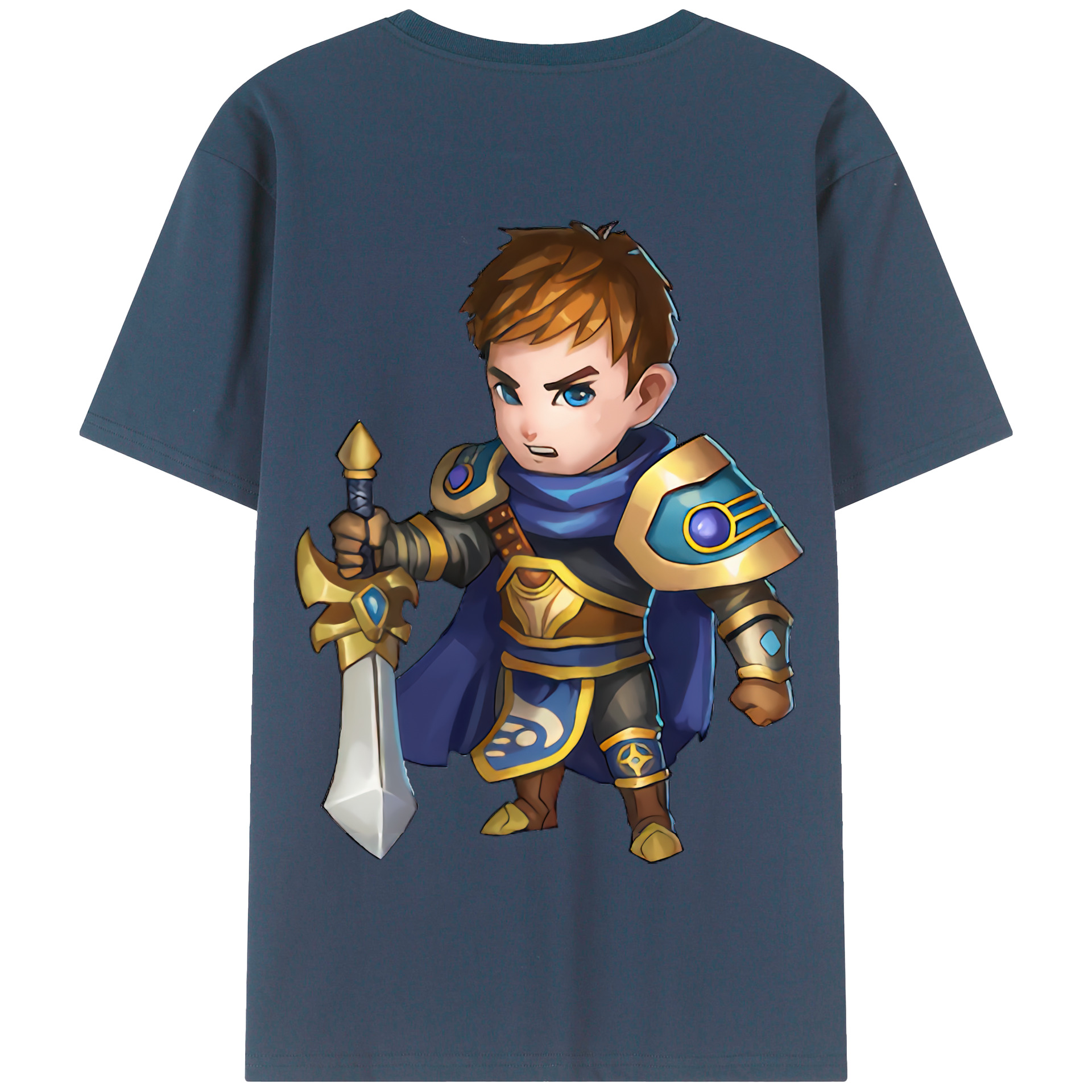 リーグ・オブ・レジェンド League of Legends LOL 綿100％半袖Tシャツ（背面プリント）