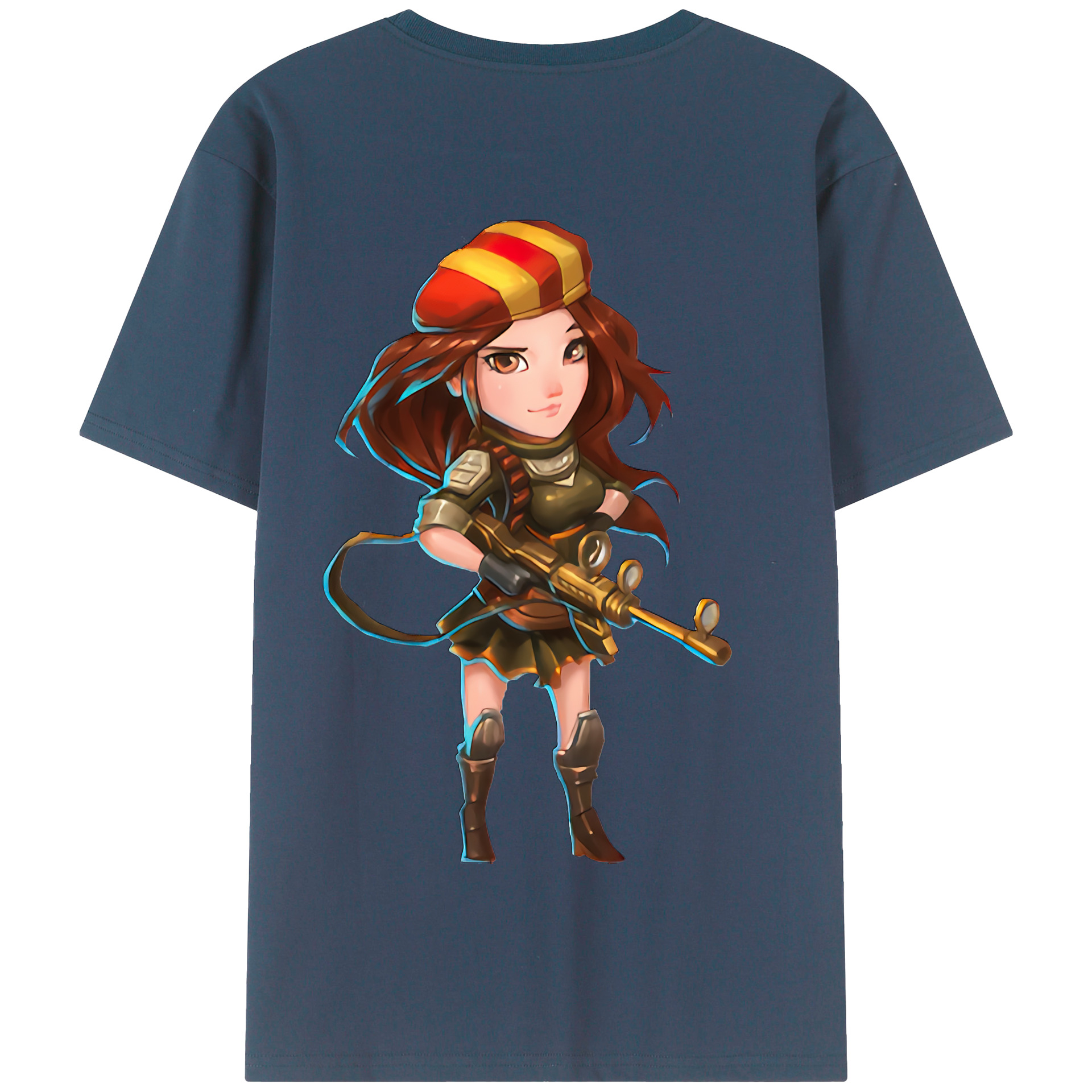 リーグ・オブ・レジェンド League of Legends LOL 綿100％半袖Tシャツ（背面プリント）