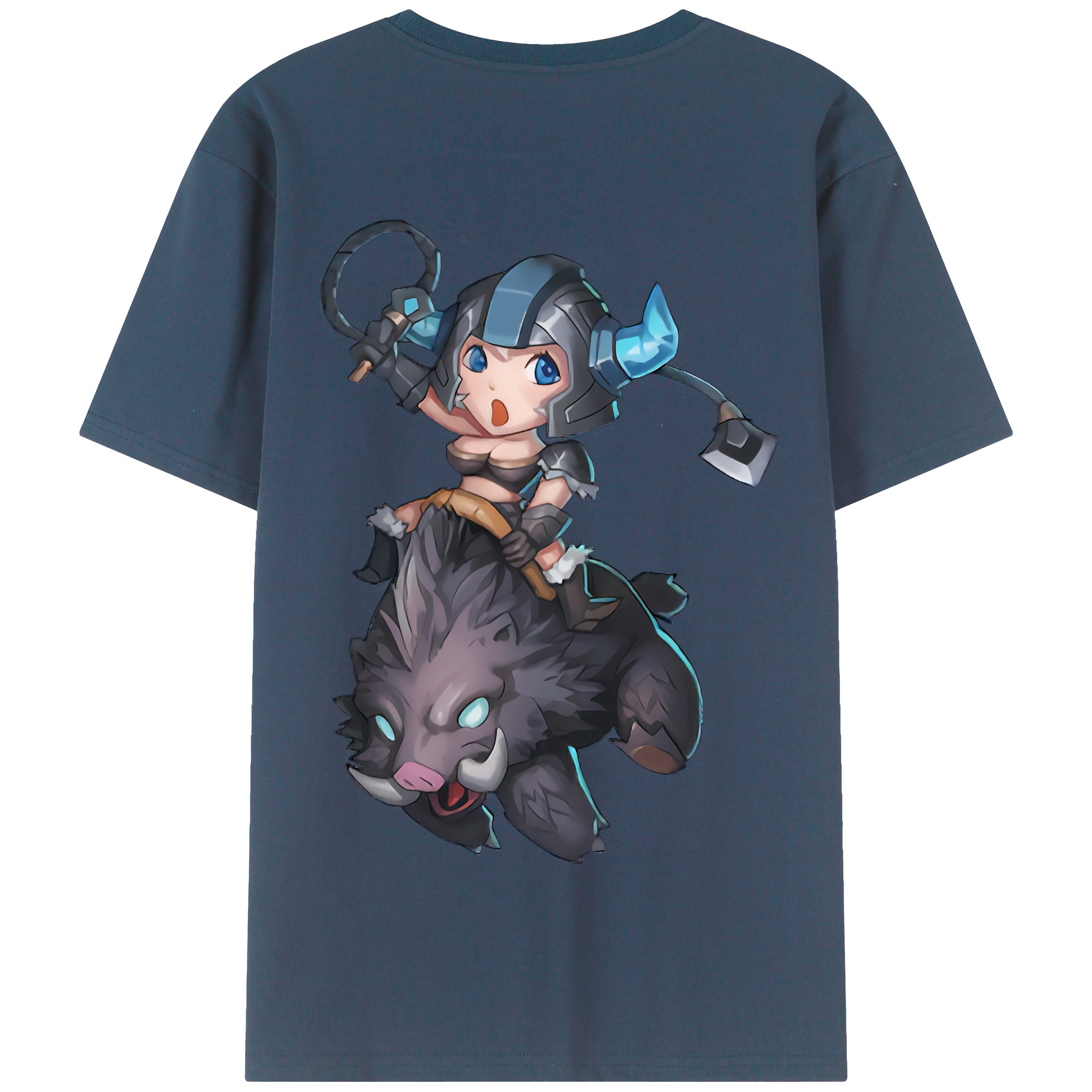 リーグ・オブ・レジェンド League of Legends LOL 綿100％半袖Tシャツ（背面プリント）