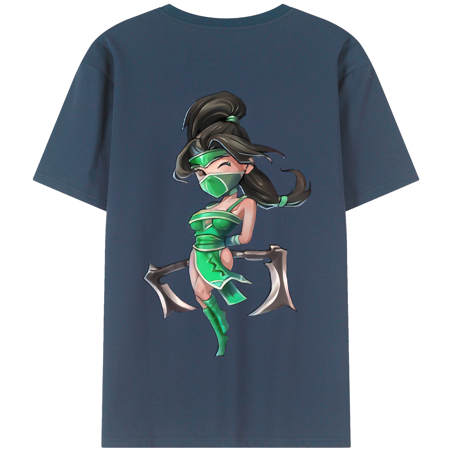 リーグ・オブ・レジェンド League of Legends LOL 綿100％半袖Tシャツ（背面プリント）