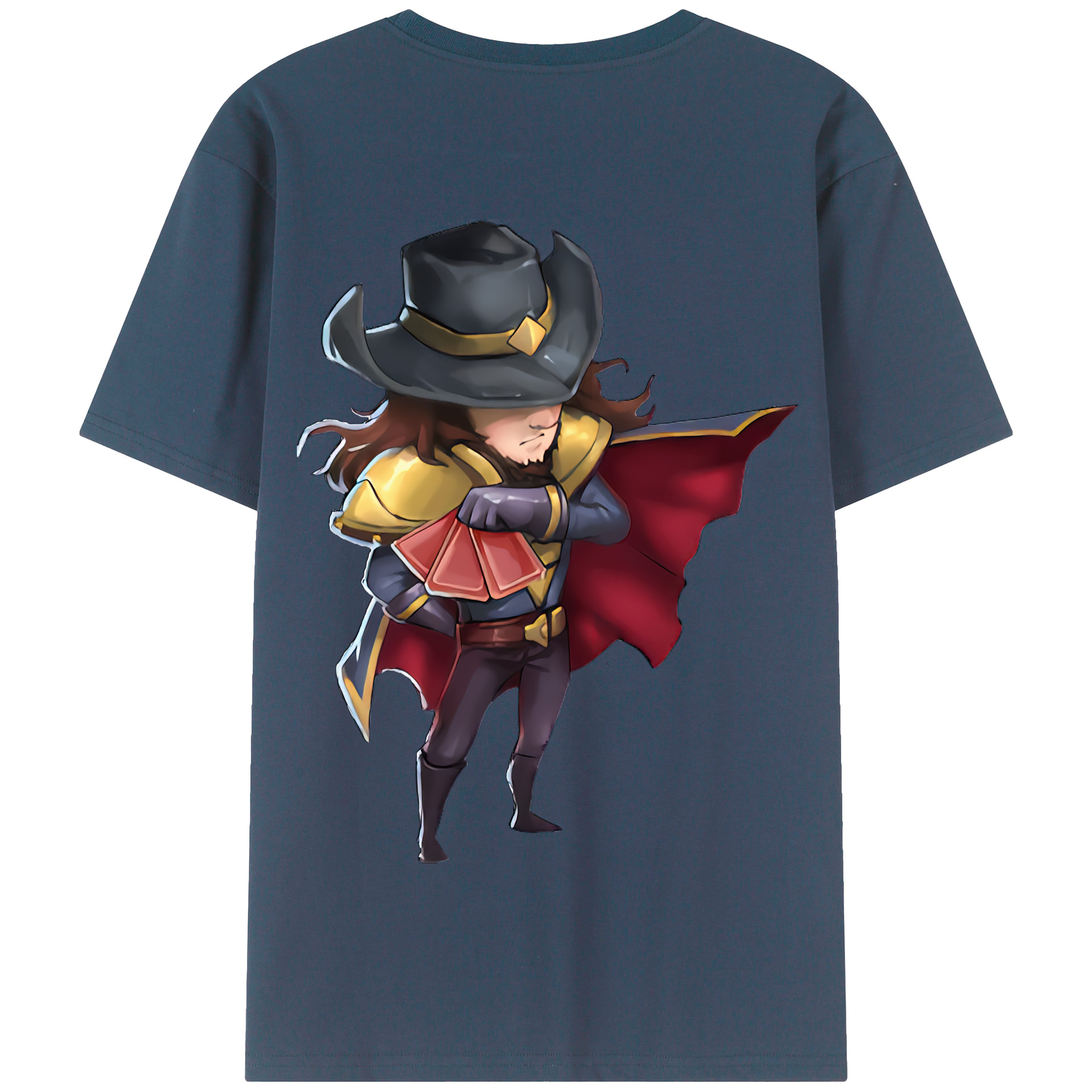 リーグ・オブ・レジェンド League of Legends LOL 綿100％半袖Tシャツ（背面プリント）