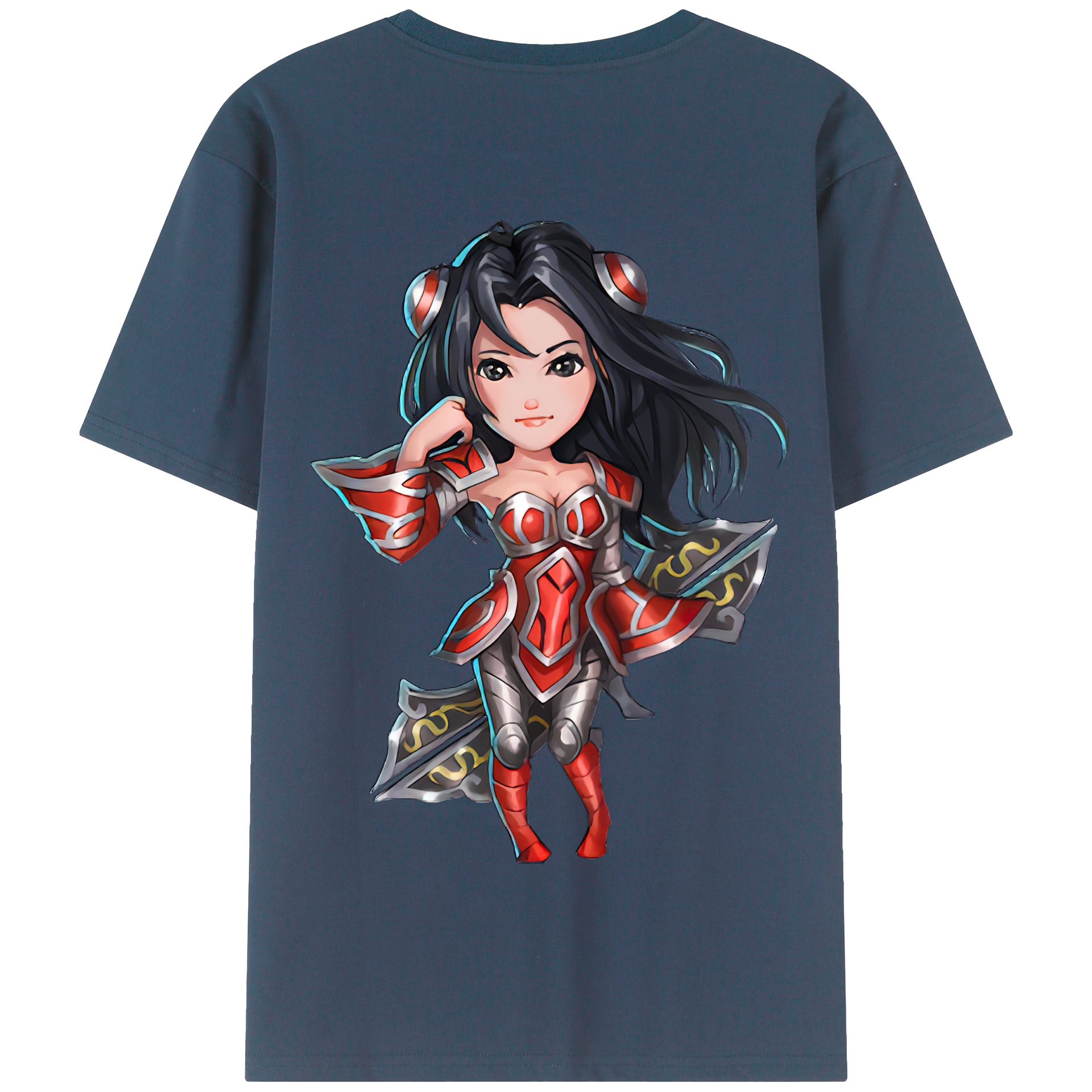 リーグ・オブ・レジェンド League of Legends LOL 綿100％半袖Tシャツ（背面プリント）