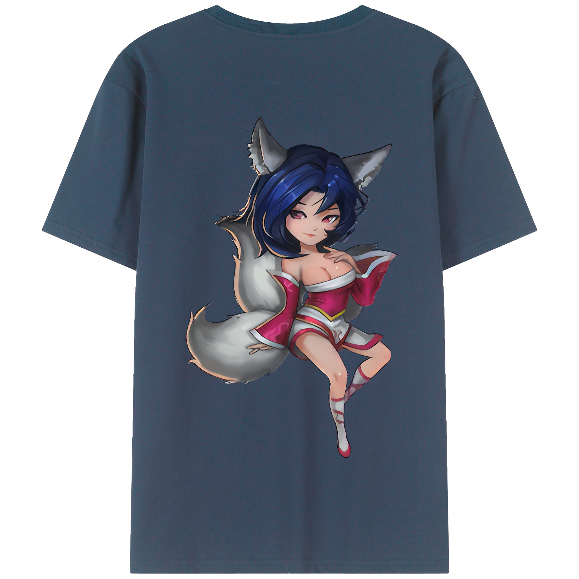 リーグ・オブ・レジェンド League of Legends LOL 綿100％半袖Tシャツ（背面プリント）