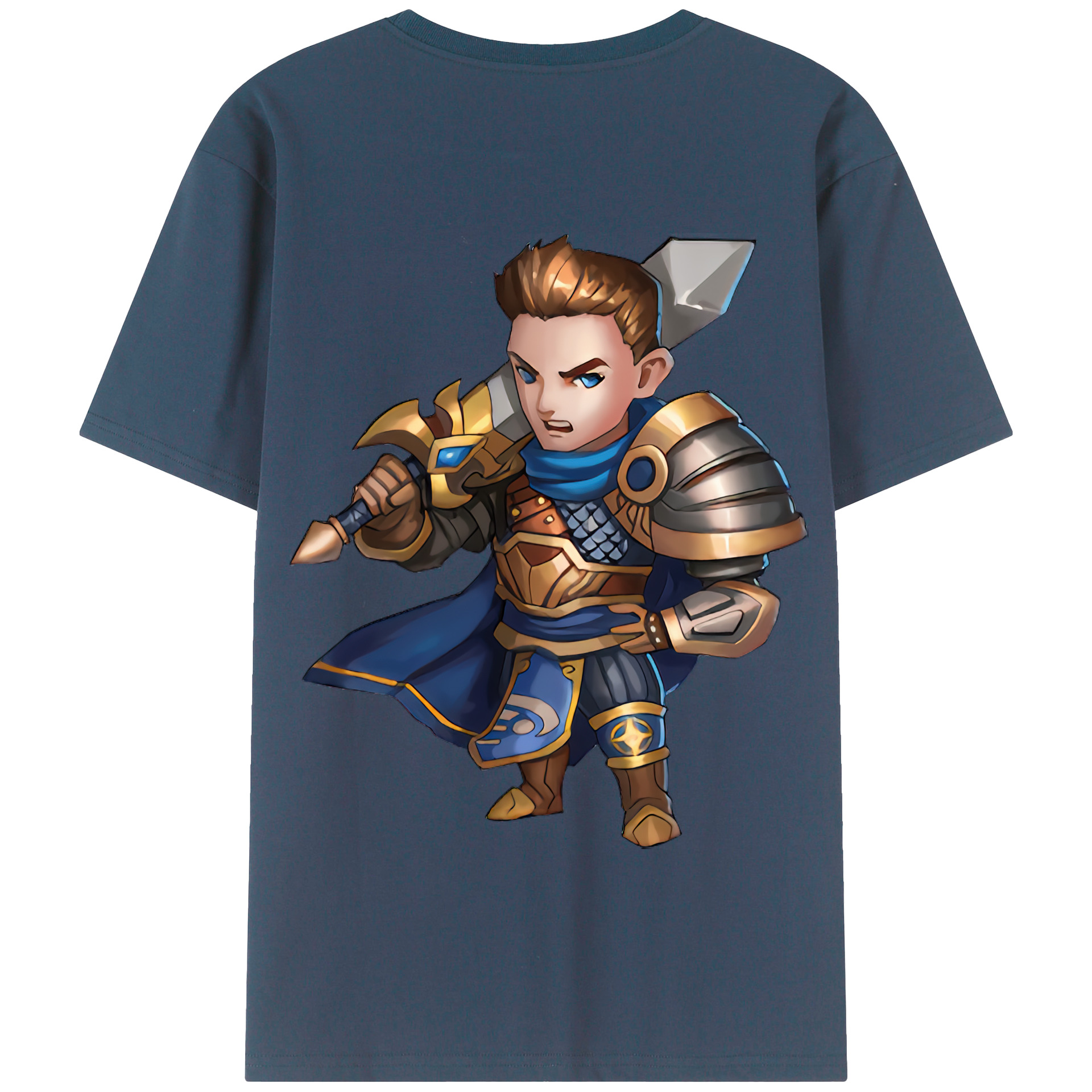リーグ・オブ・レジェンド League of Legends LOL 綿100％半袖Tシャツ（背面プリント）