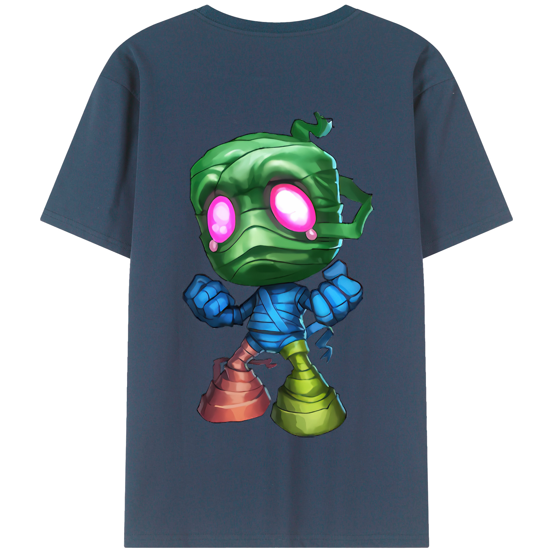 リーグ・オブ・レジェンド League of Legends LOL 綿100％半袖Tシャツ（背面プリント）