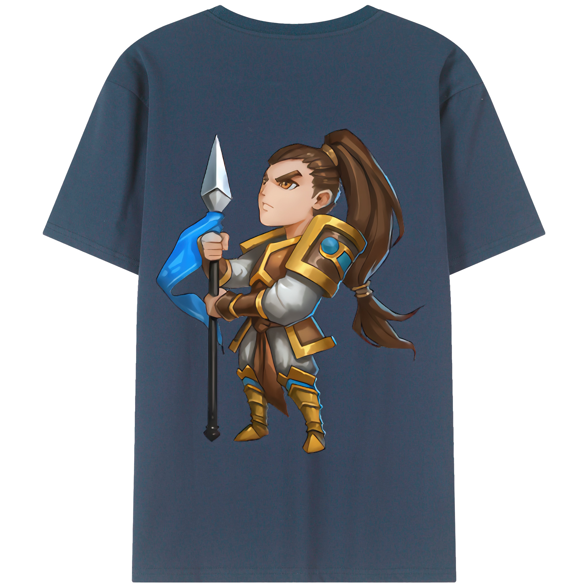 リーグ・オブ・レジェンド League of Legends LOL 綿100％半袖Tシャツ（背面プリント）