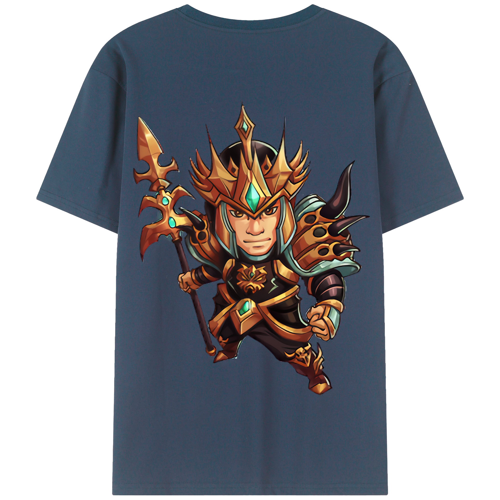 リーグ・オブ・レジェンド League of Legends LOL 綿100％半袖Tシャツ（背面プリント）